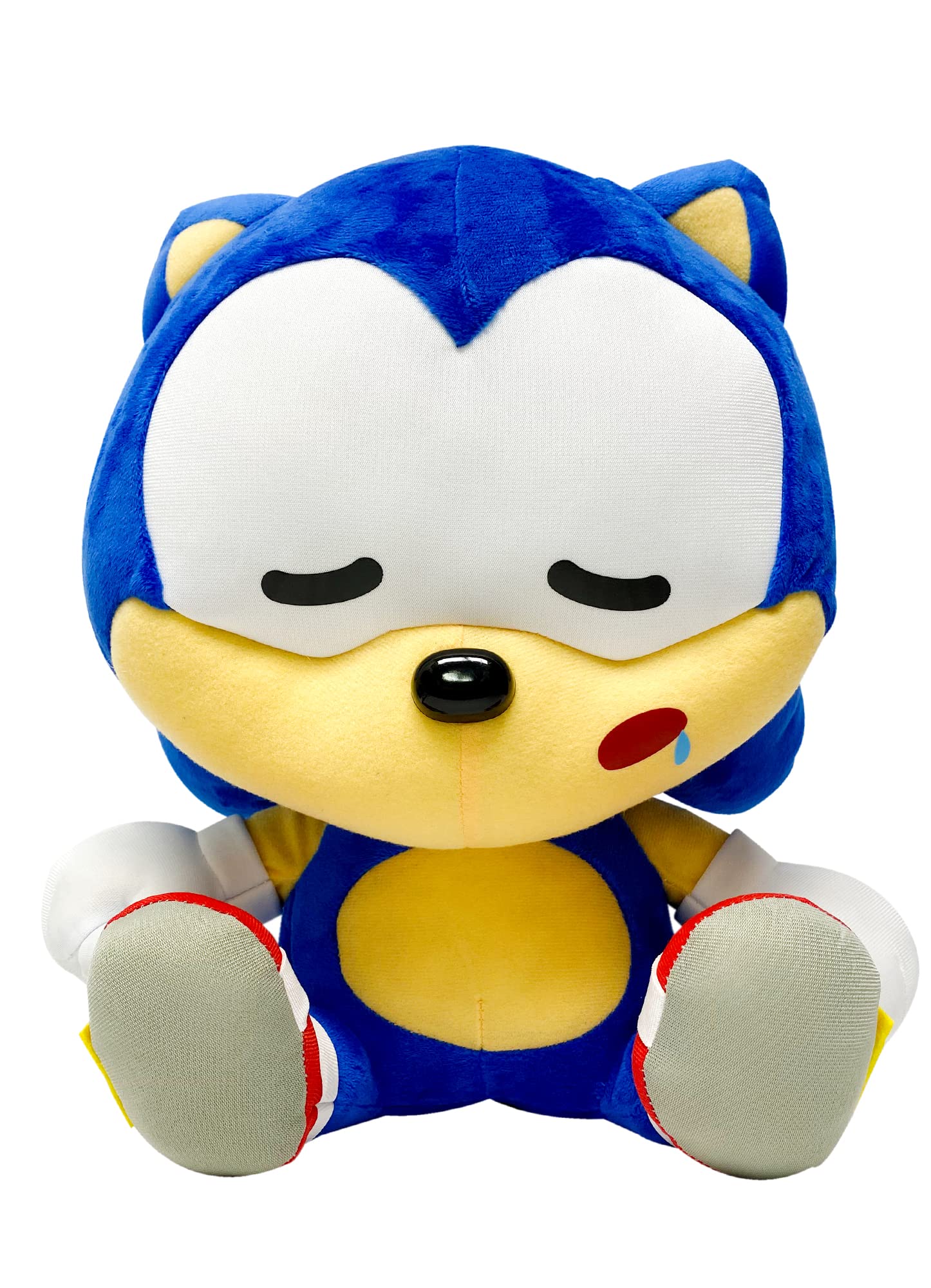 Great Eastern Entertainment Sonic Hedgehog- Sd Sonic Sleep Sitting Plush 12" H, Multi-Colored