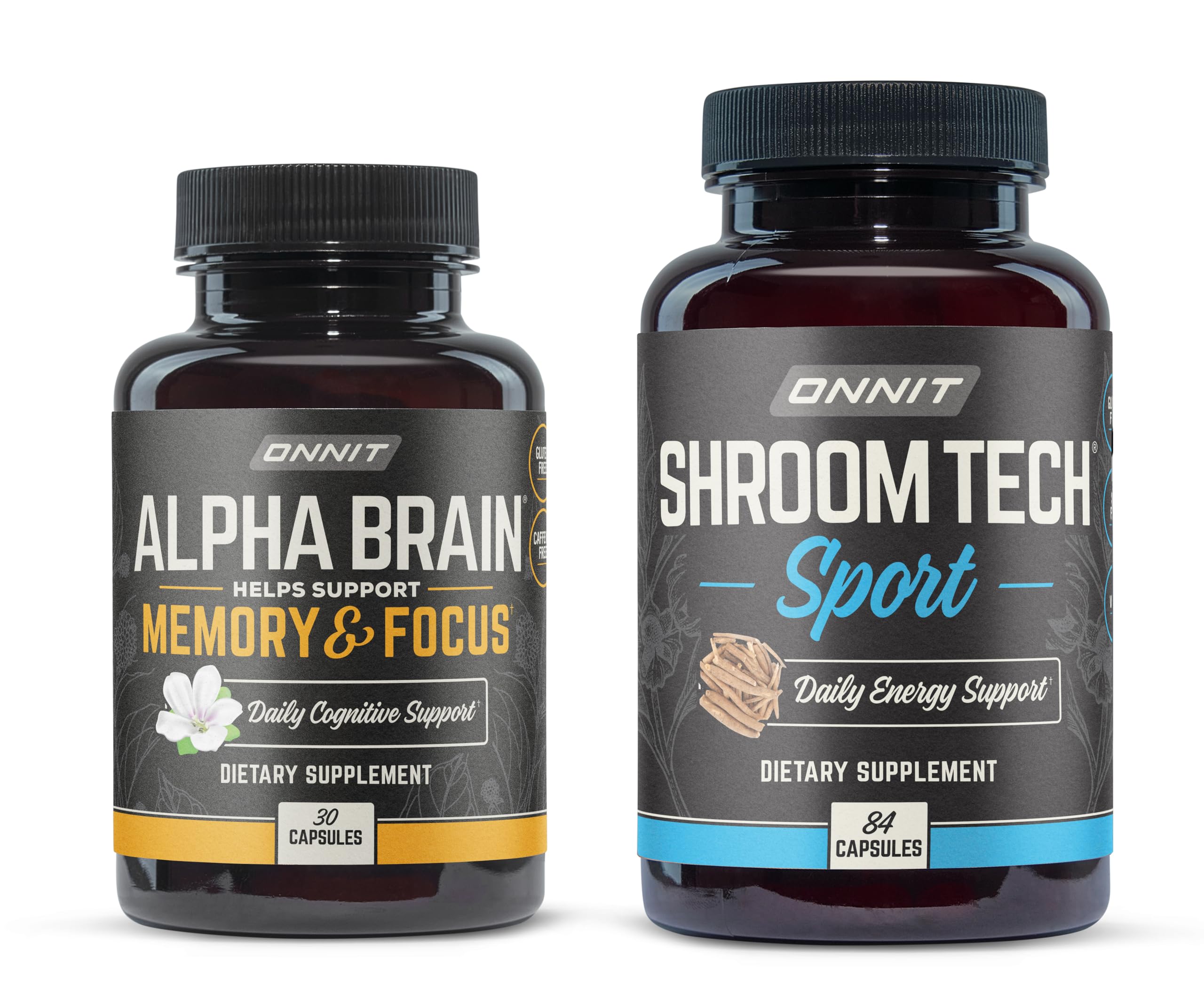 ONNITBundle - Alpha Brain (30ct) + Shroom Tech Sport (84ct)