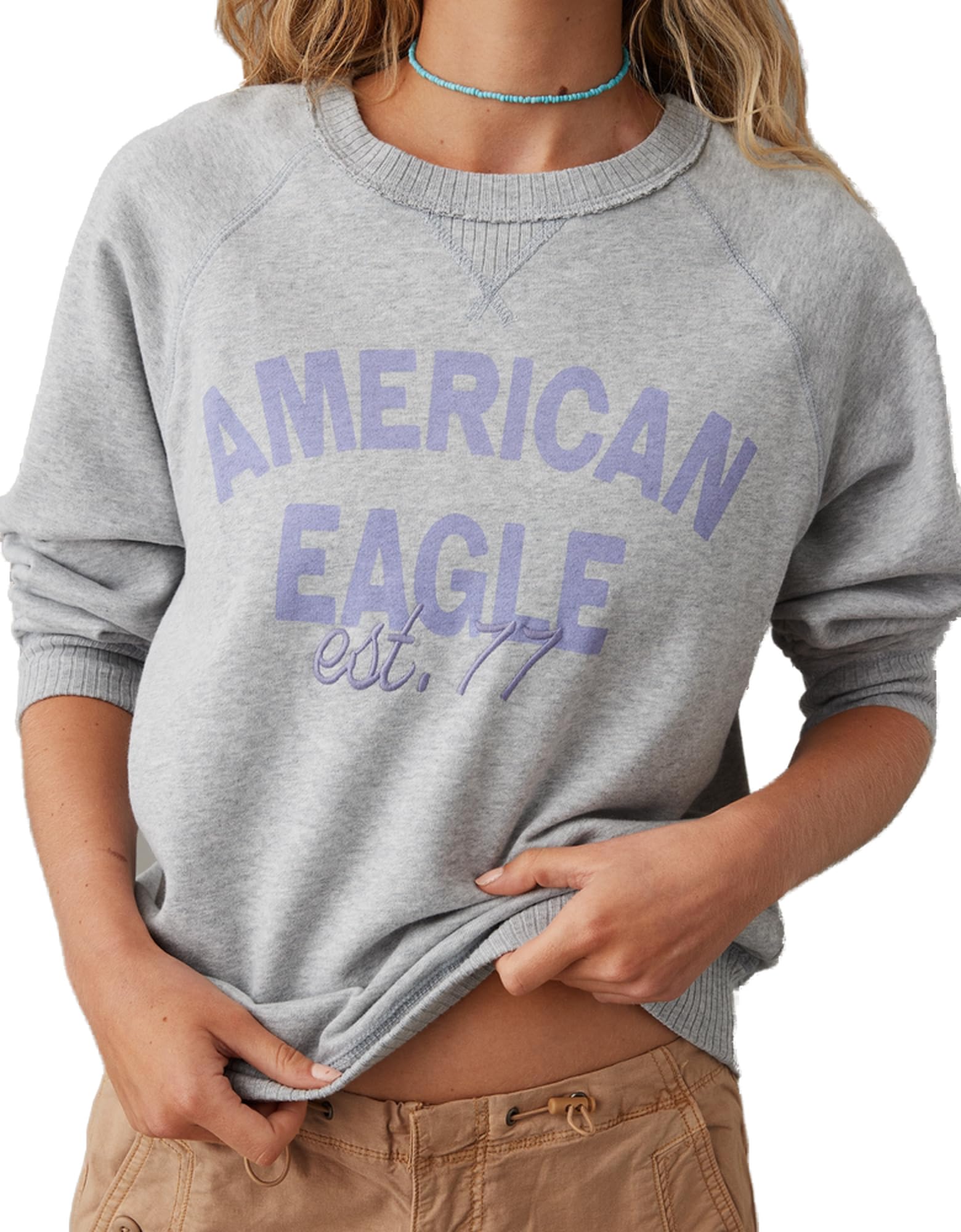 American EagleWomen 272184478_AMEC006 Funday Graphic Sweatshirt