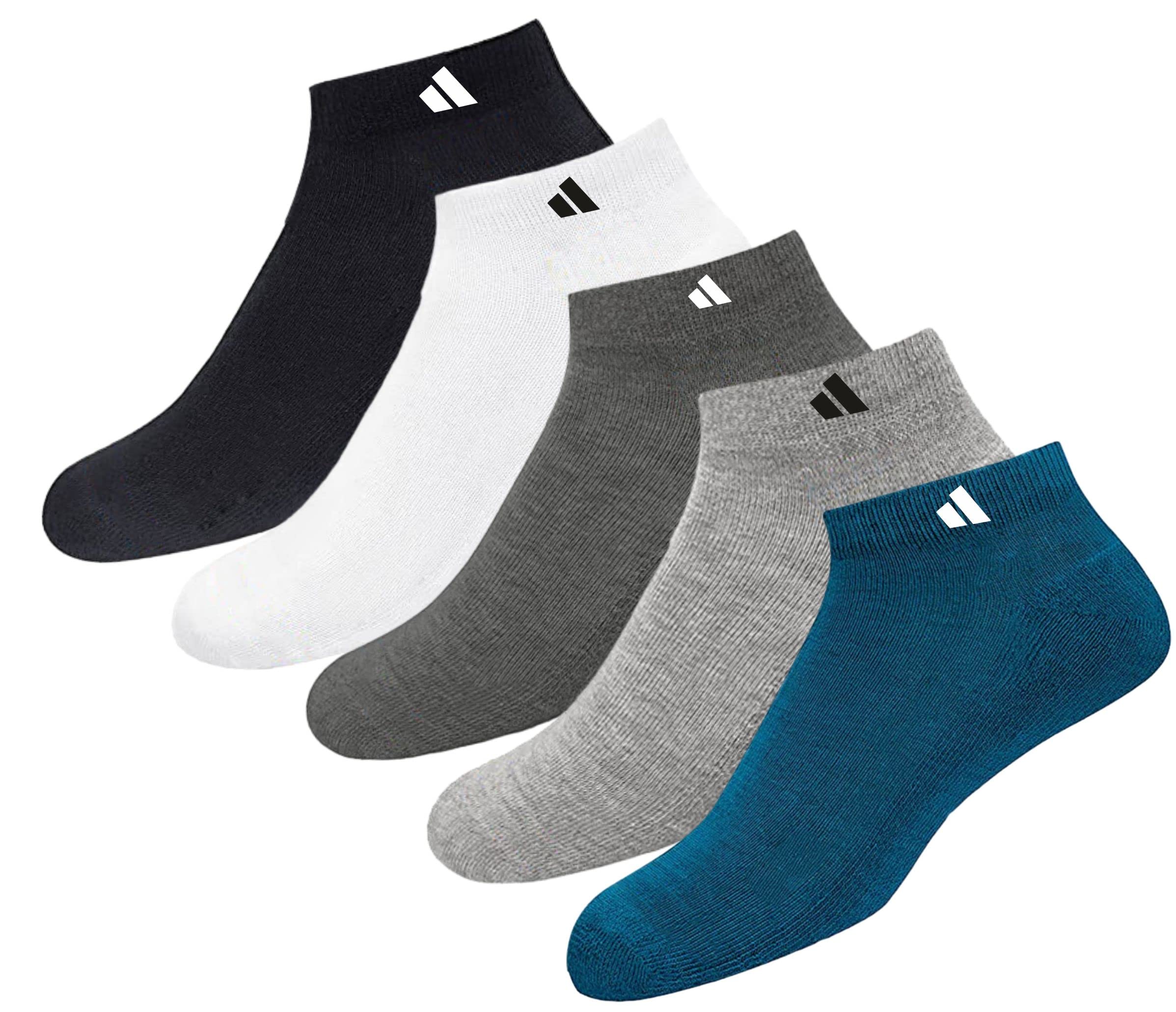 SJewareMen and Women Solid Ankle Length Socks (Pack of 5) SJW-2028