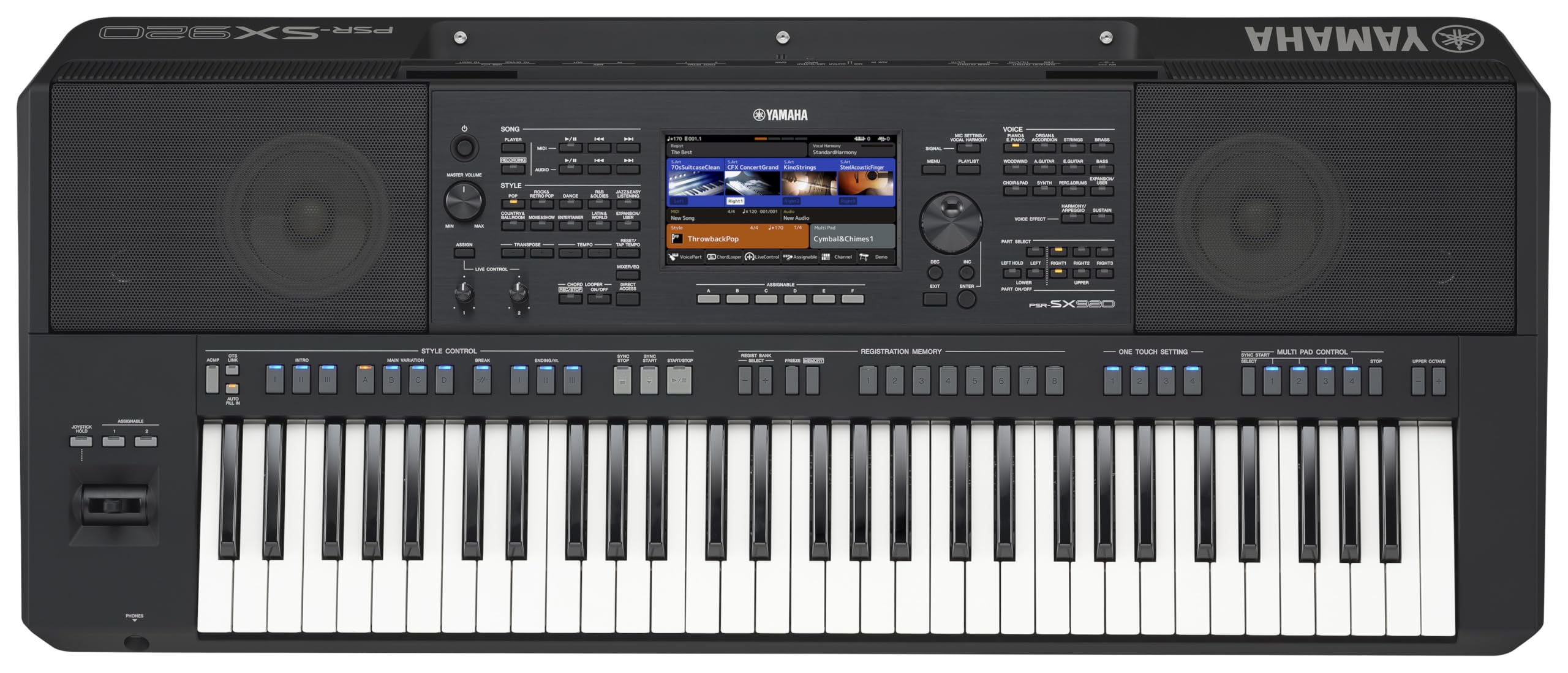 PSR-SX920 Flagship Arranger Workstation Keyboard, 61-Keys With Premium Content