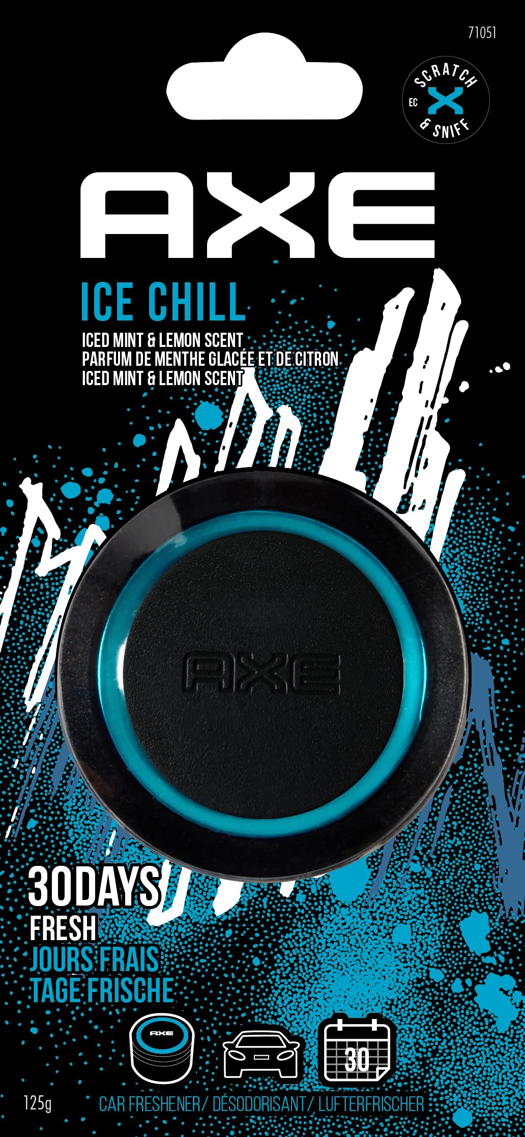 Axe California Scents Ambientador Lata Gel Ice Chill