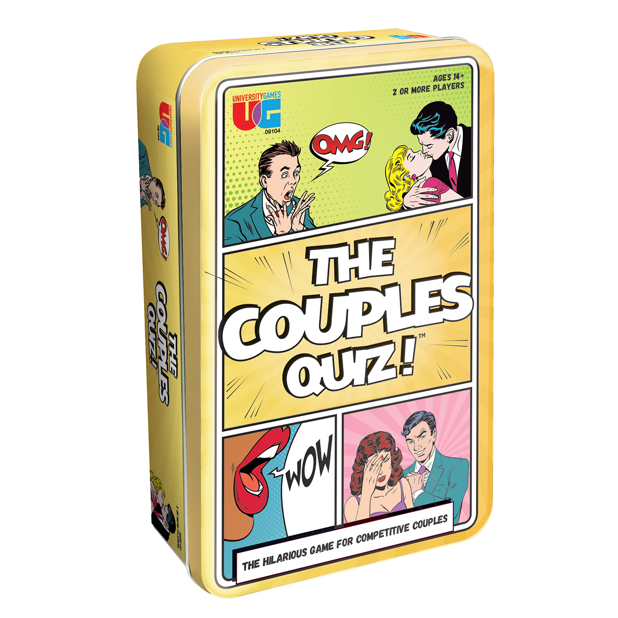 University Games The Couples Quiz Game from, Learn More About Your Partner, for 2 or More Players Ages 14 and Up (09104)