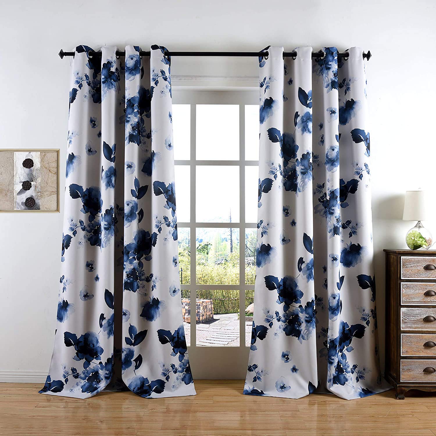 PVR Fashion?.3D Printed Beautifully Desgin Polyester Fabric Curtainss - Pack of 2 Curtains with Eyelet Ring for Window (5 feet) (4 x 5 Window) [wa25]