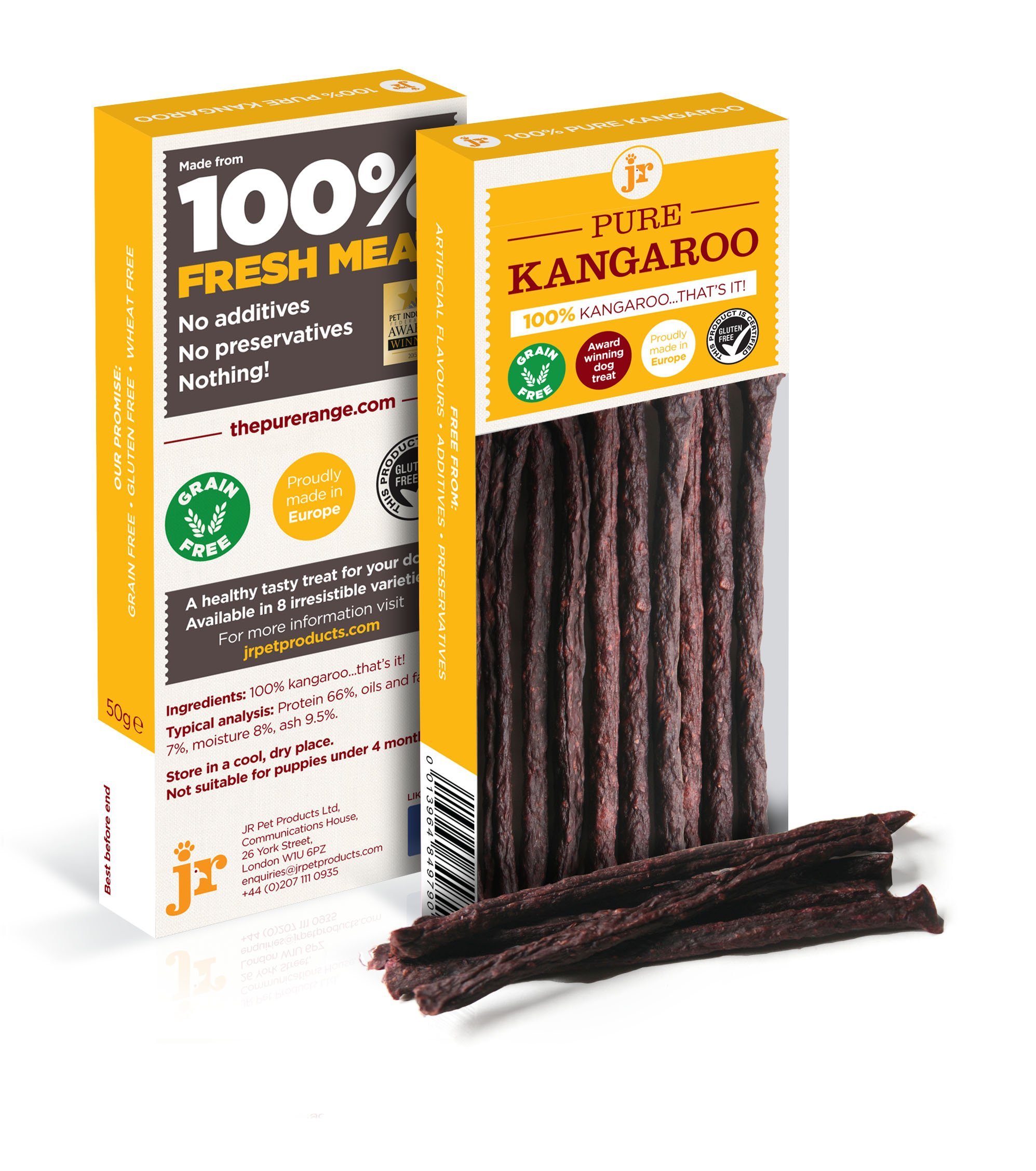 Jr Pet Products Pure Kangaroo Sticks 50gm