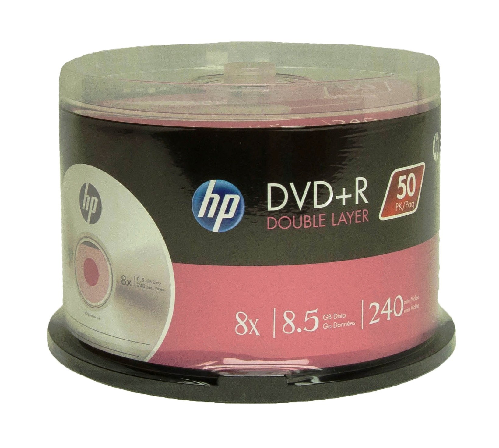 HP DVD+R Double Layer 8X 8.5GB 240min Video