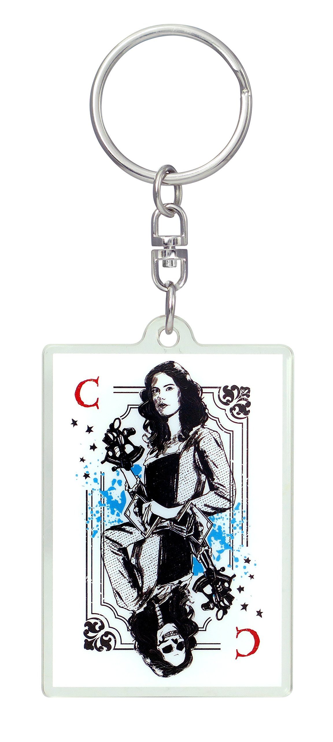 Disney Pirates of The Caribbean: Dead Men Tell No Tales-Carina Smyth Lucite Key Ring Accessory