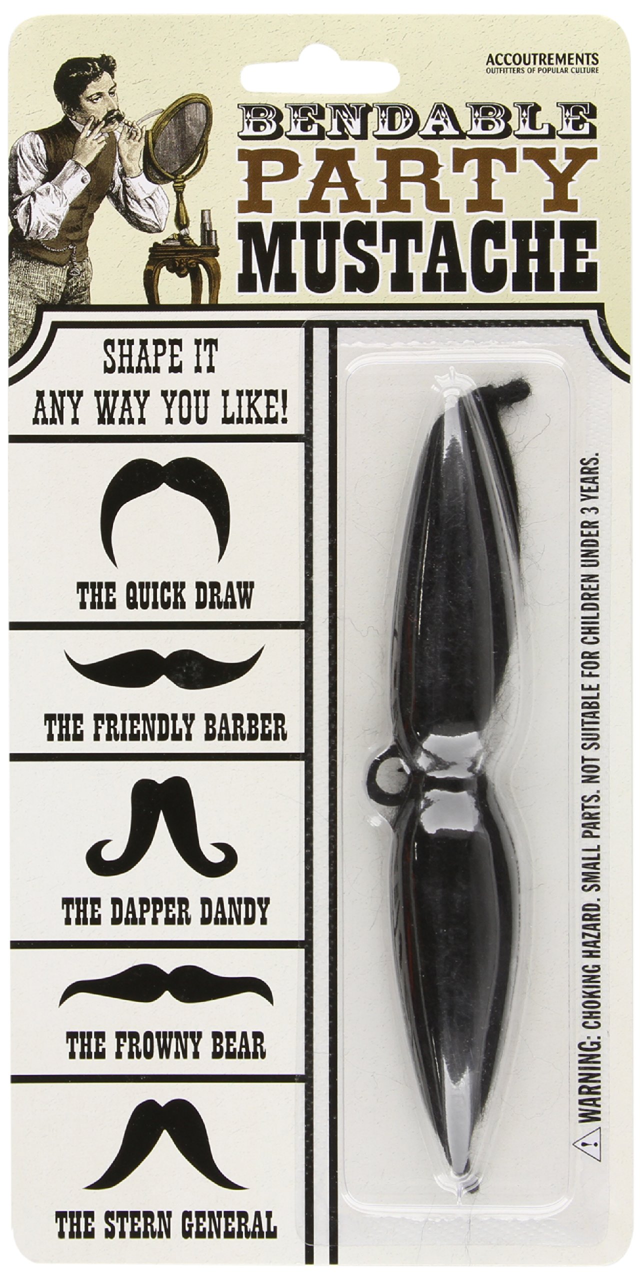 Accoutrements Bendable Party Mustache