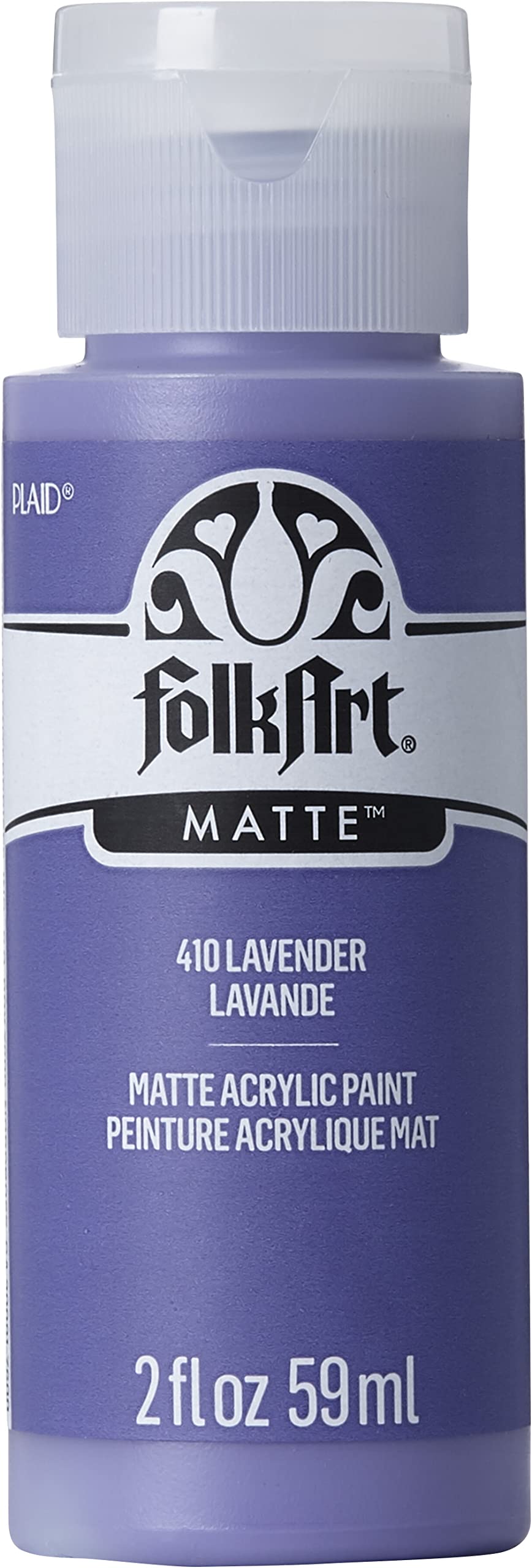 FolkArtAcrylic Paint in Assorted Colors (2 oz), 410, Lavender