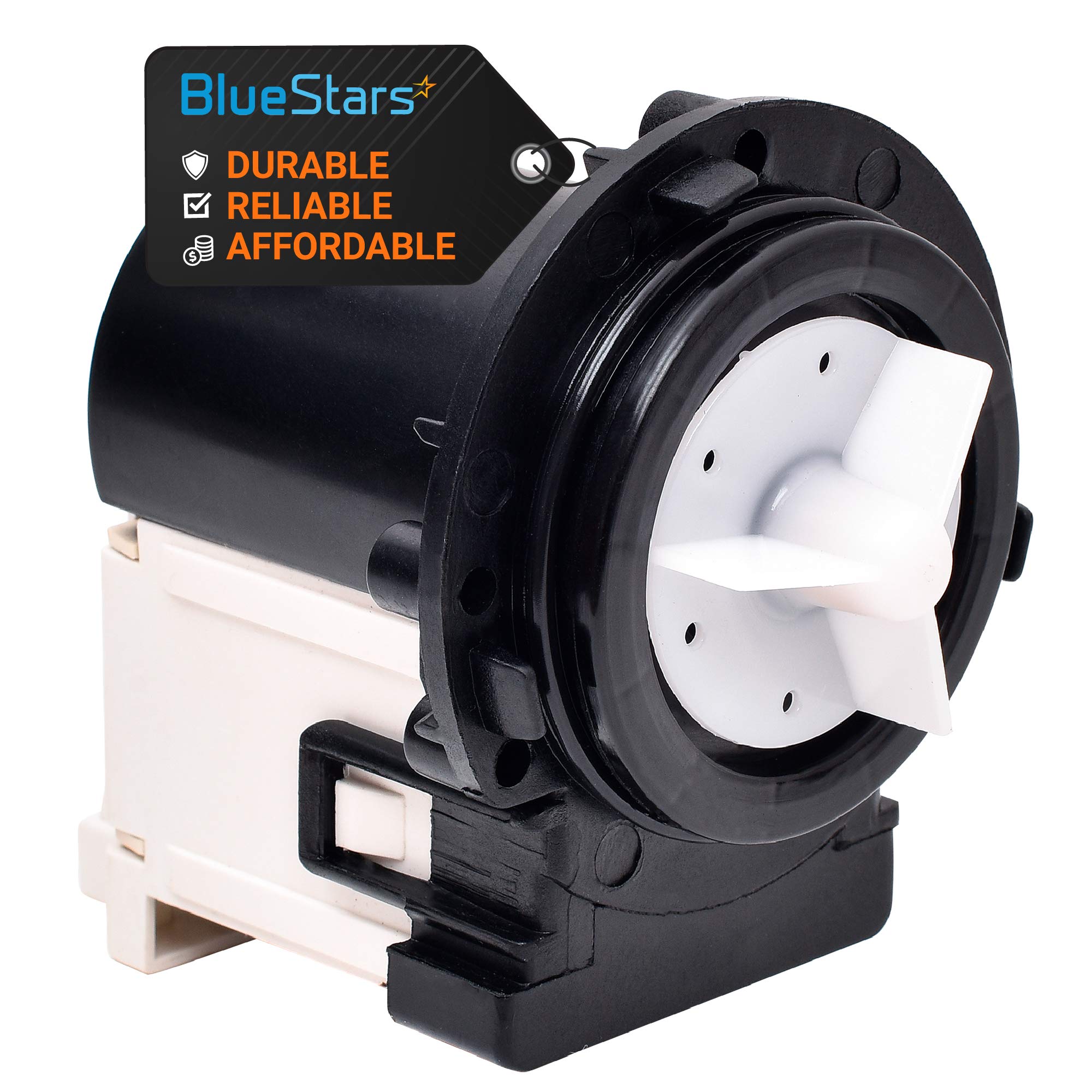 LG 4681EA2001T Washer Drain Pump Motor by BlueStars for Kenmore LG Washers - Replacement AP5328388 4681EA1007G for drain pump washing machine wm2101hw wm3270cw wm3431hs wm3770hva wm2075cw