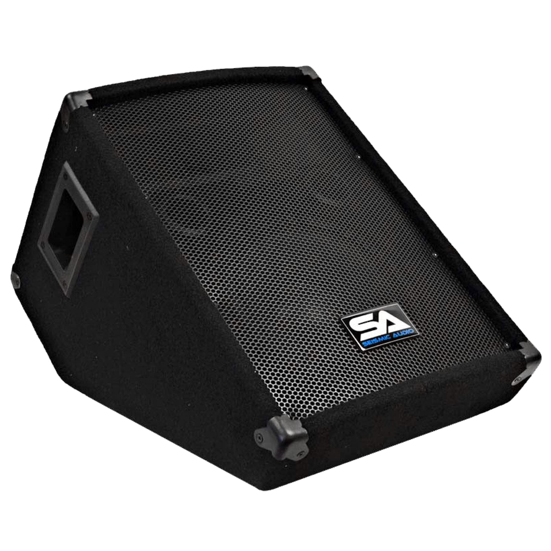 Seismic Audio Speakers Single Wedge Style Floor Monitor, Stage Monitor Speaker, PA/DJ