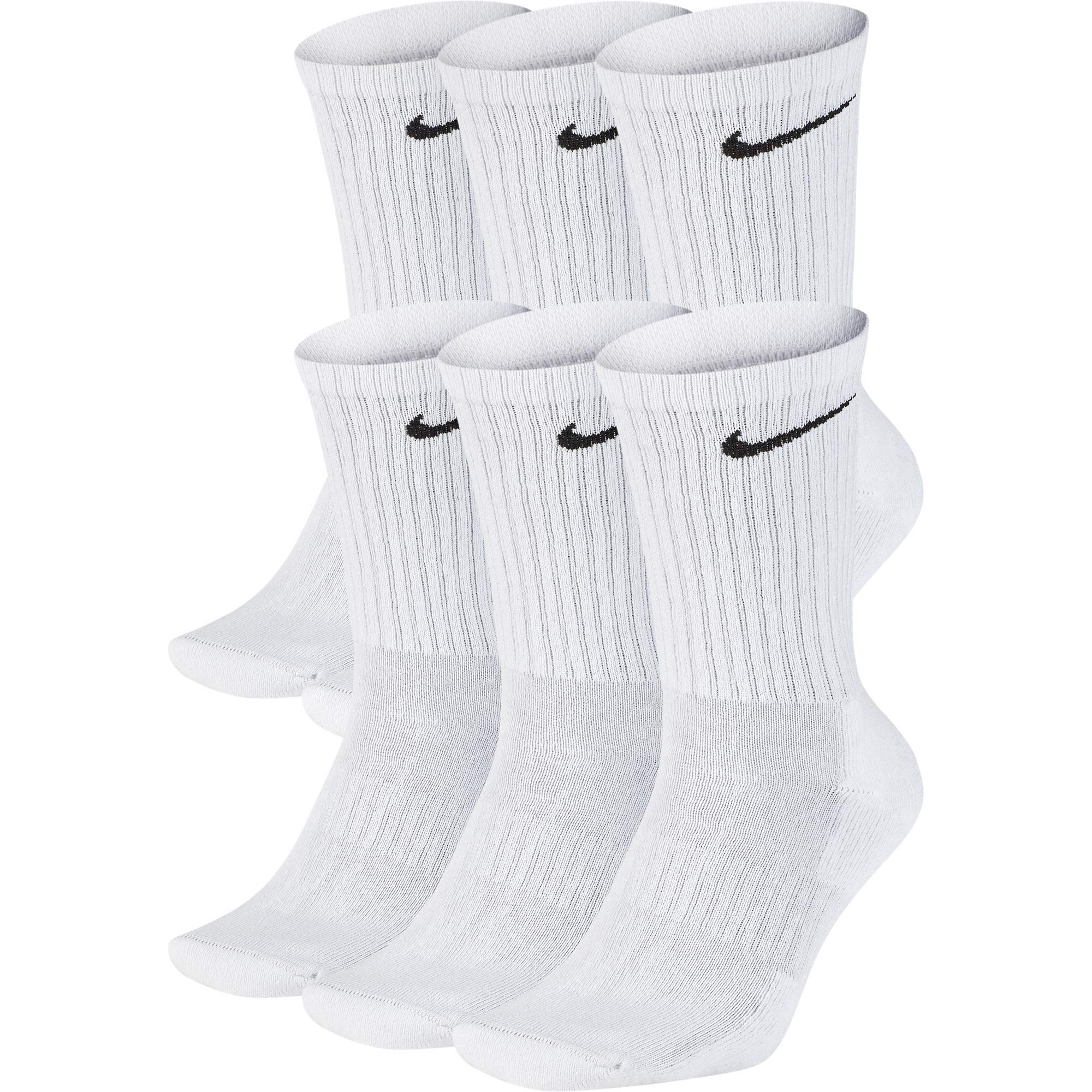 NIKEEveryday Cushion Crew Socks, Unisex (Pack of 6 Pairs)