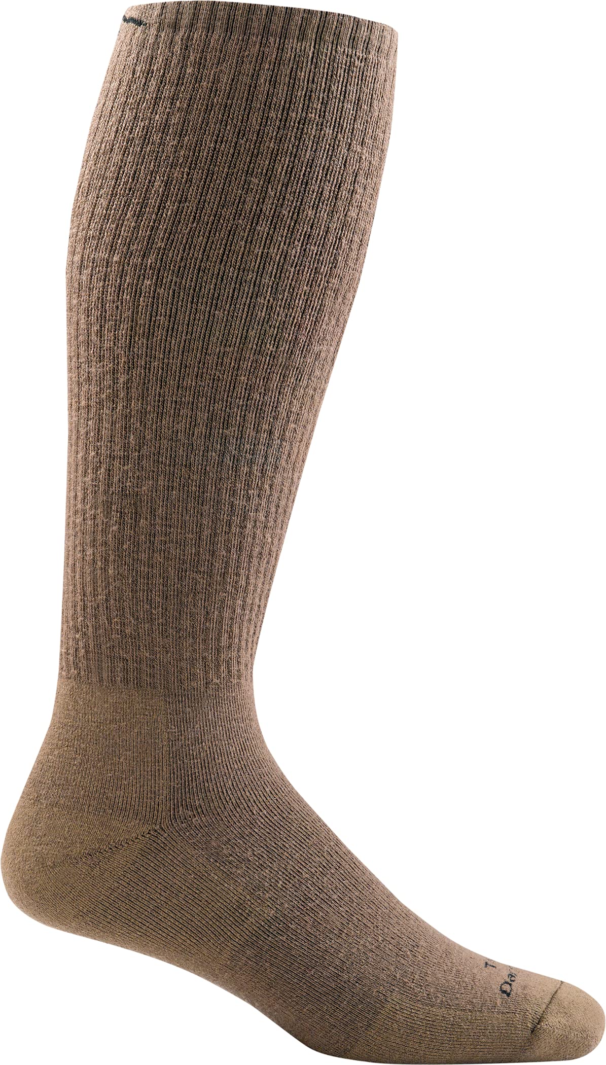 Tough(Style T4050 Heavyweight w/Full Cushion Over-the-Calf Tactical Sock - Coyote Brown, XL