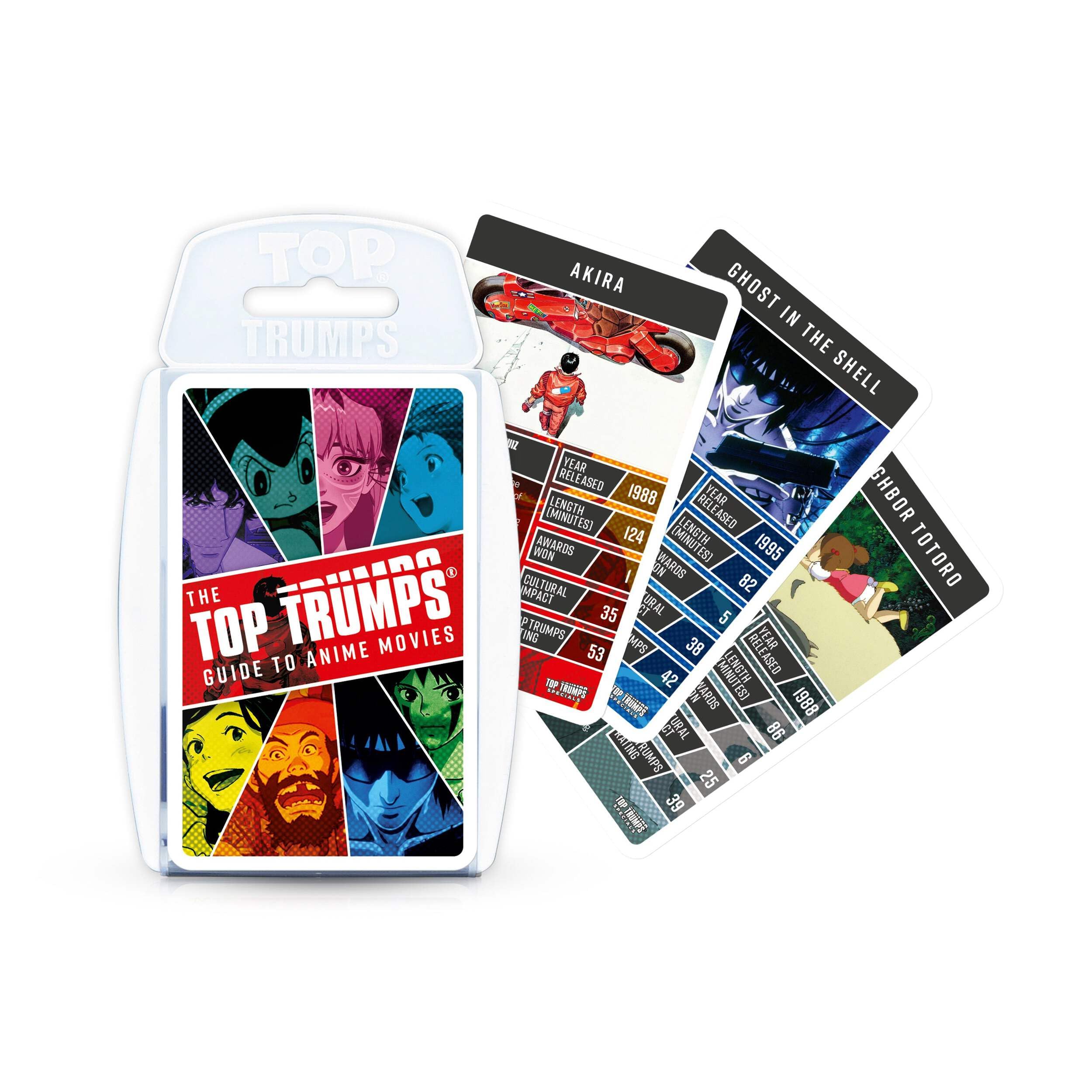 Top Trumps The Guide to Anime Movies Specials Card Game, Play with 30 of your favourite films from Wolf Children, Ride Wave and Astro Boy, educational gifts and toys for boys and girls Aged 6 plus