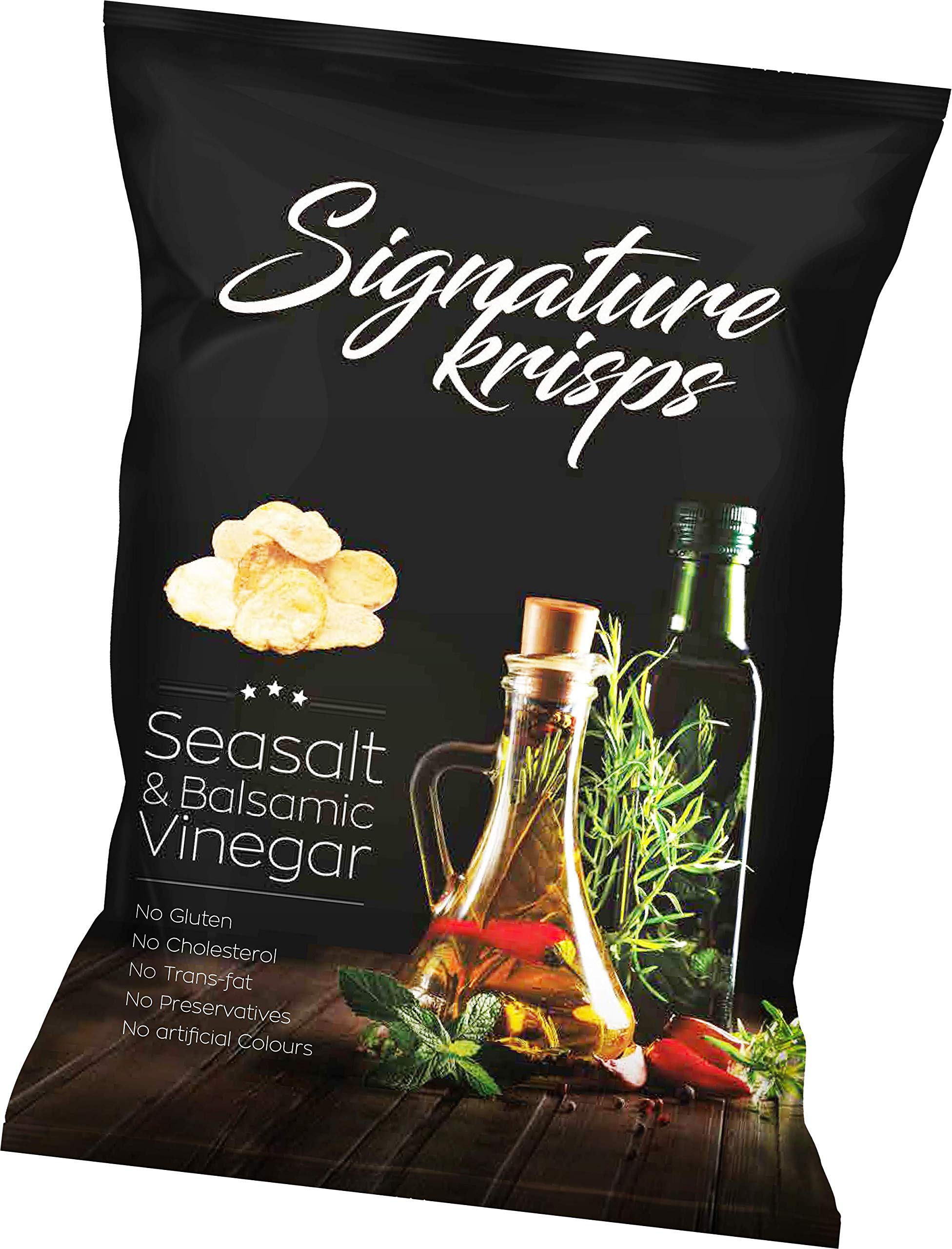 Signature KrispsPotato Chips, Sea Salt & Balsamic Vinegar, 120 gm