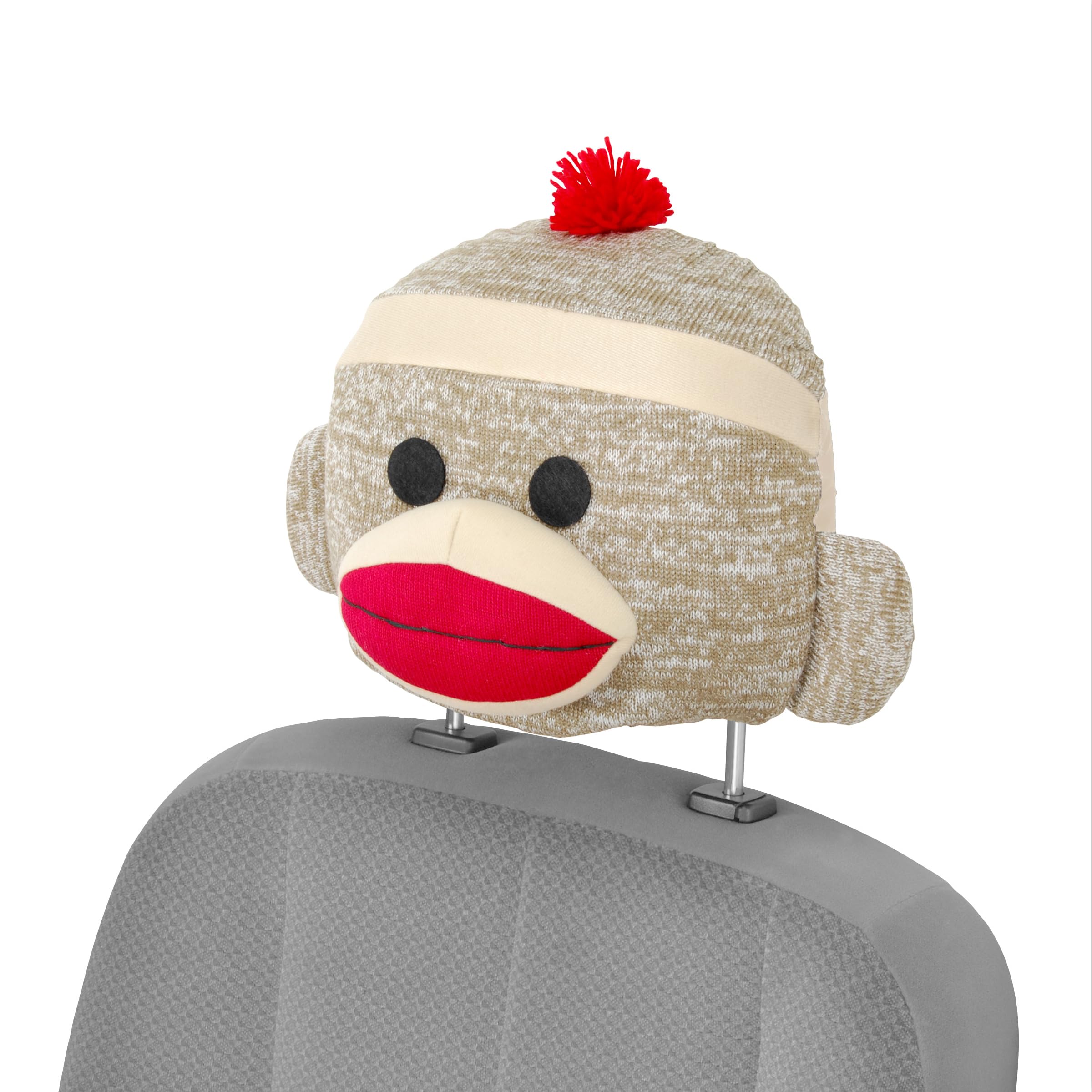 Bell Automotive 22-1-56705-8 Sock Monkey Seat Caps Headrest Cover