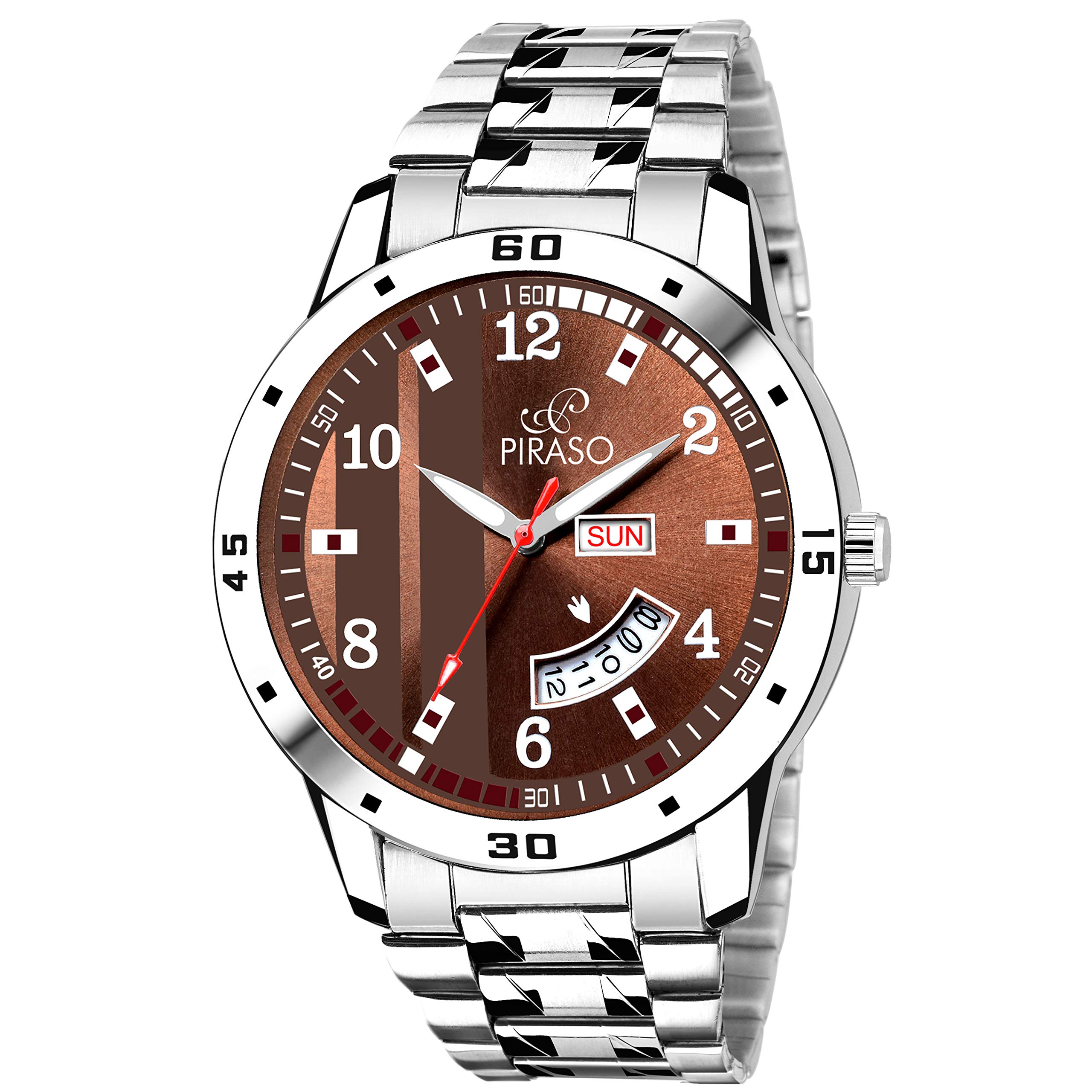 PIRASOAnalogue Men's Watch (Brown Dial )