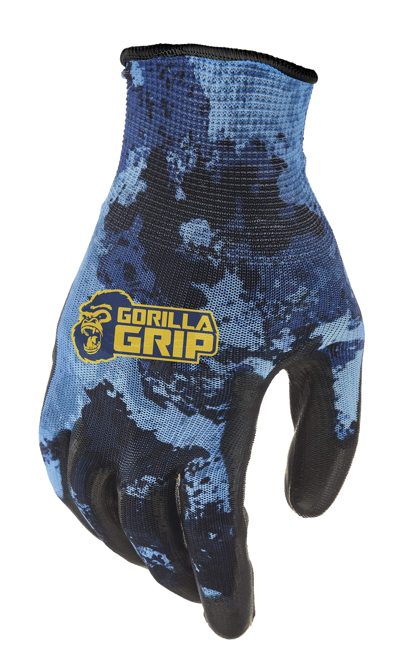 Gorilla Grip Men's Veil Camo Fishing and Work Gloves