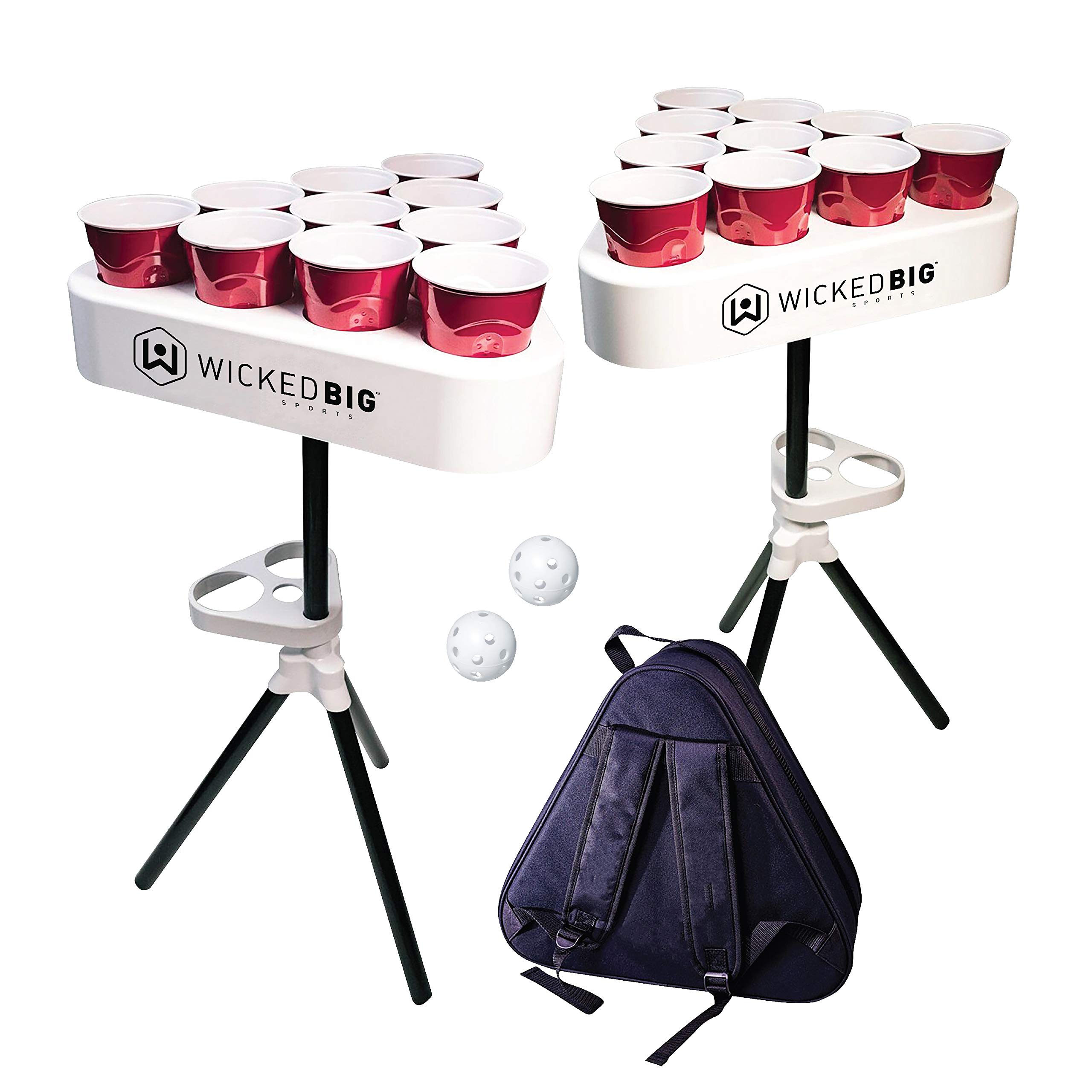 Portable Beer Pong Table/Tailgate Game with Backpack Carry Case and Balls