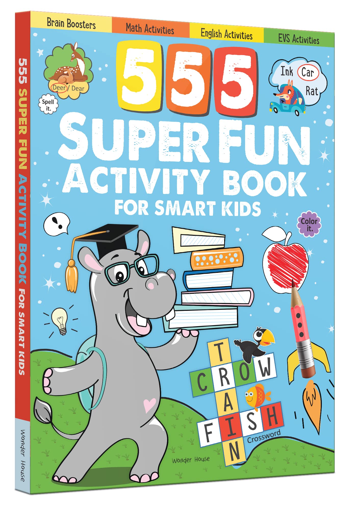 555 SUPER FUN Activity Book for Smart Kids