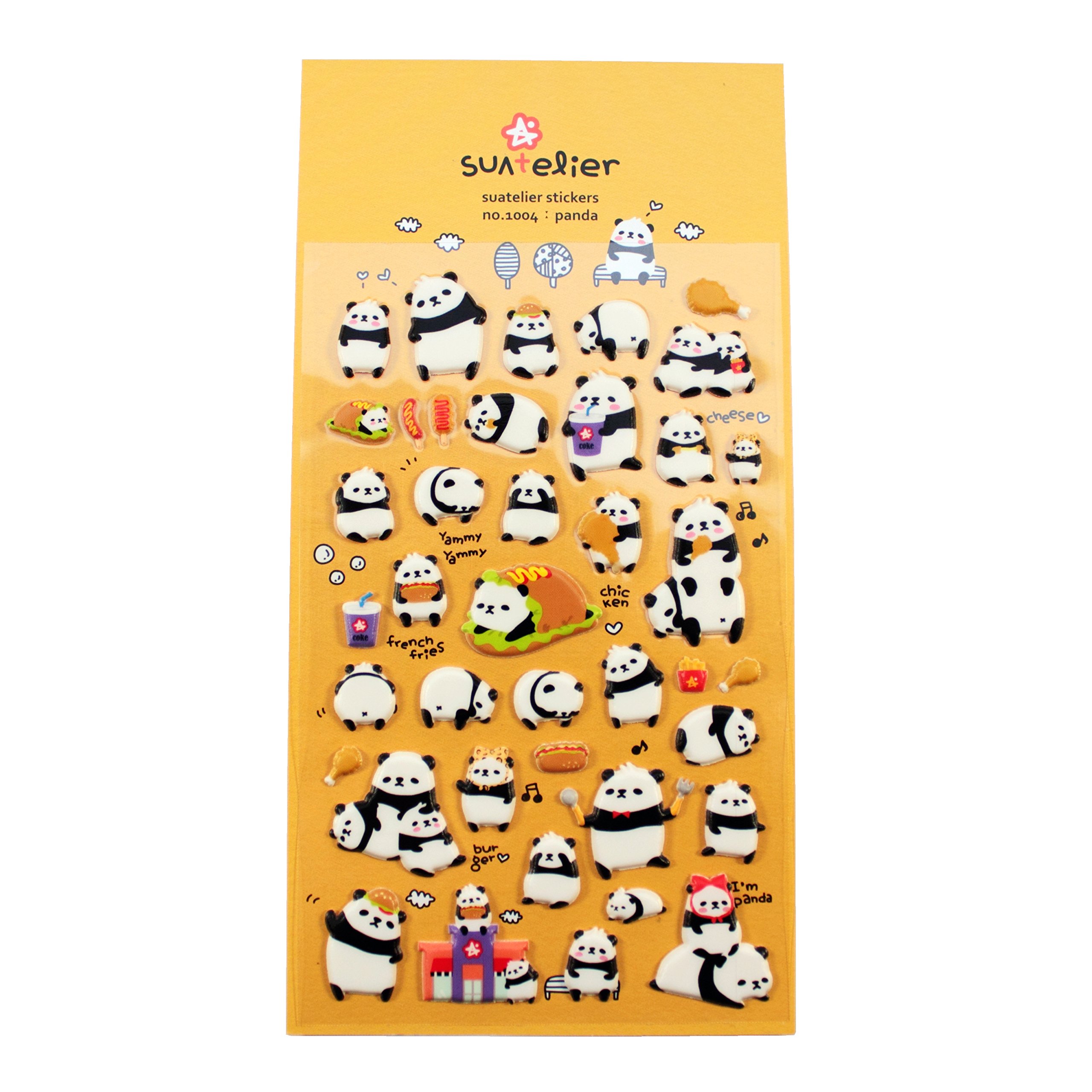 SUATELIER Panda Stickers