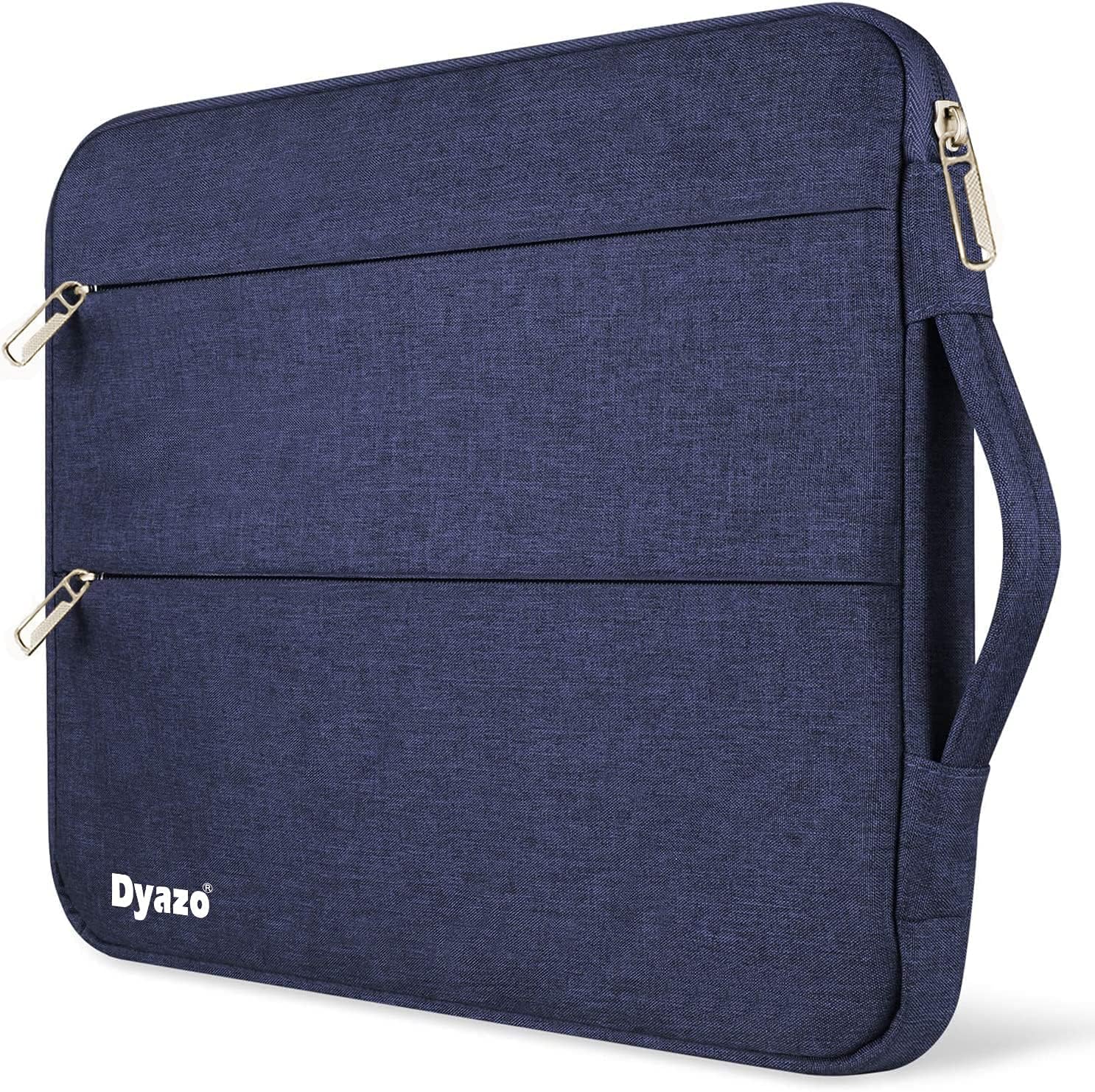 Dyazo Laptop Sleeve Compatible for 13" / 13.3 Inch Notebook Compatible with MacBook Pro/Air & all Notebooks with 2 front Accessory Pocket with handle (Blue)