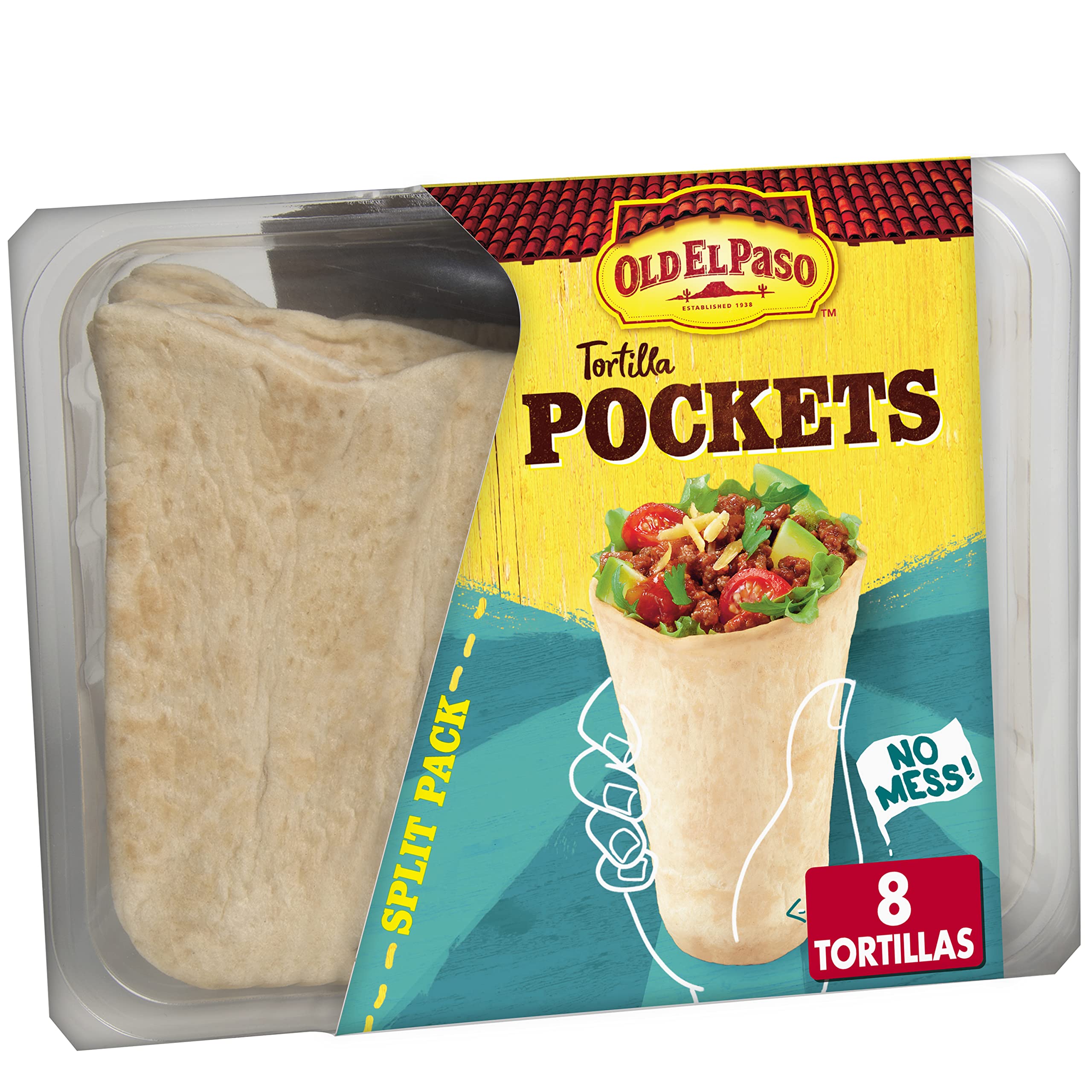 Old El PasoTortilla Pockets, 8 Pockets, 8.4 oz.