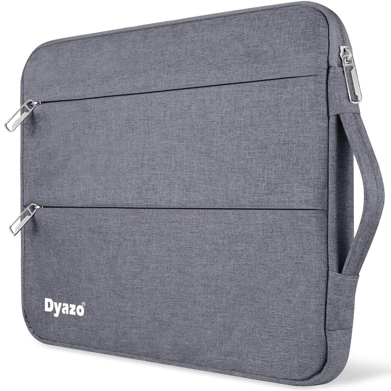 Dyazo Water Resistant Laptop Sleeve with Handle Compatible for 15 Inch to 15.6" Inches laptops & Notebooks - Grey