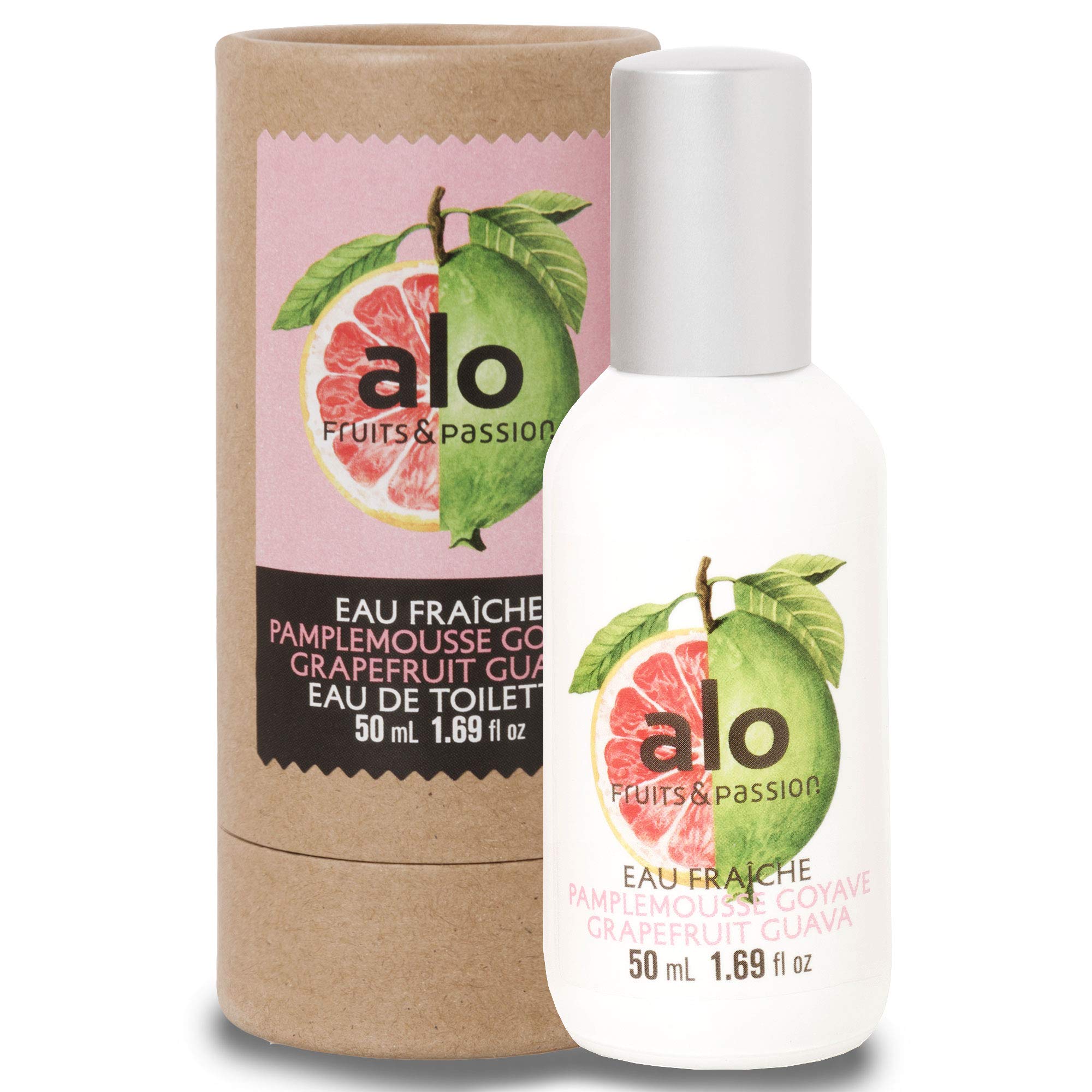 Fruits and Passion (Fruits & Passion) Eau Fraiche Grapefruit Guava 50Ml, Light, Airy Fresh Spray Perfume In Warm Weather By Alo (50Ml / 1.69 Fl.Oz)