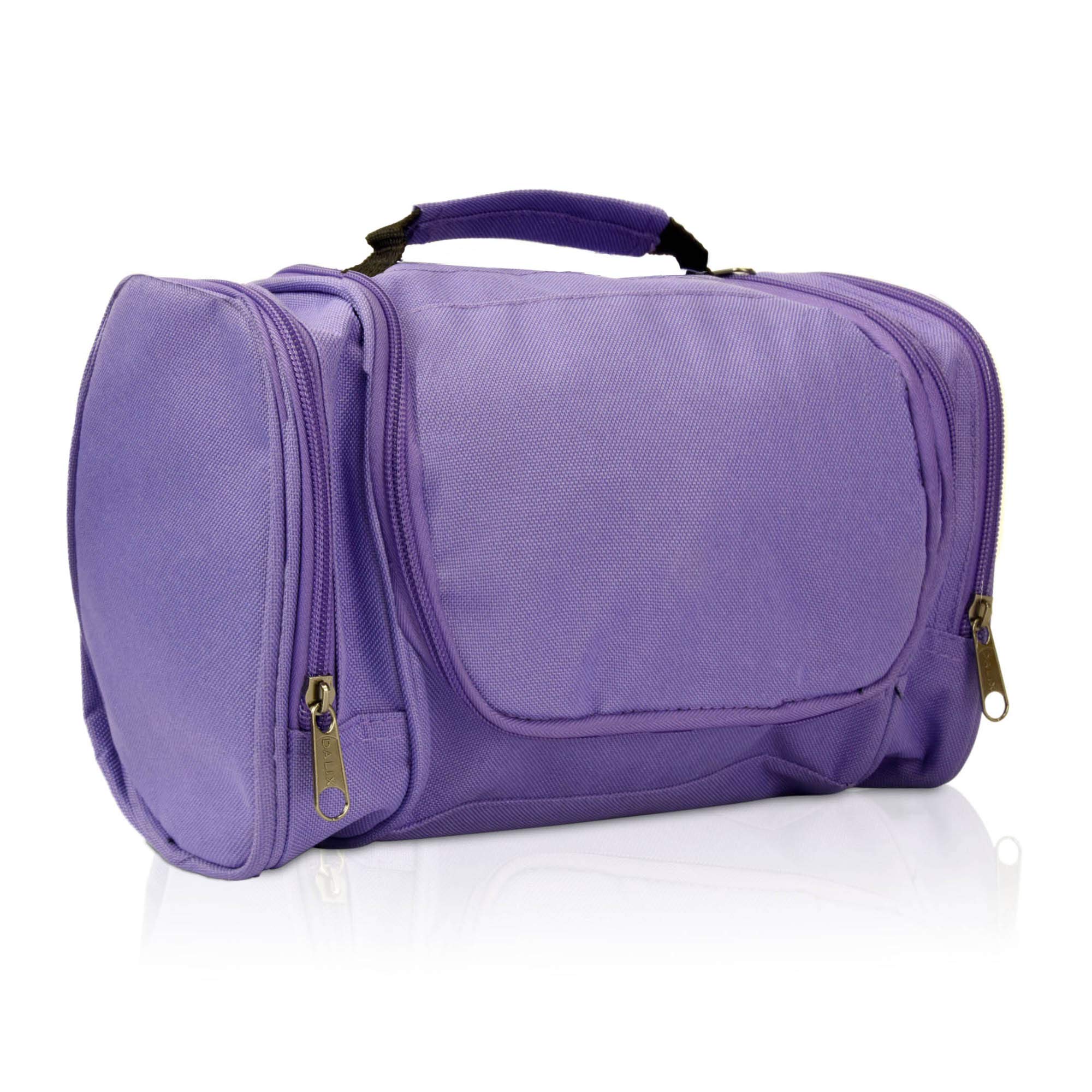 (Purple) - DALIX Travel Toiletry Kit Accessories Bag in Purple