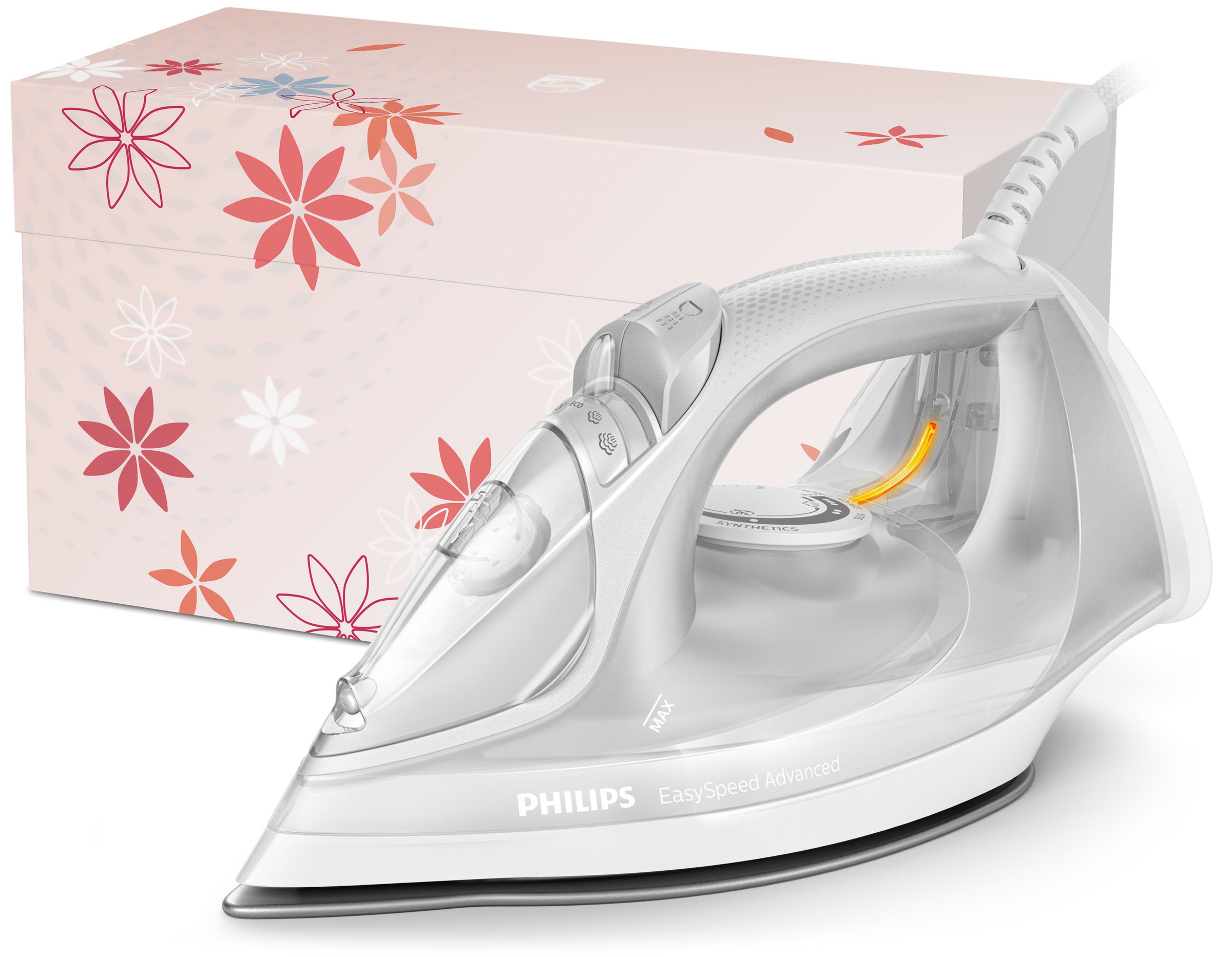 PHILIPS GC2675/85 2400W Steam Ceramic Iron - Grey, White