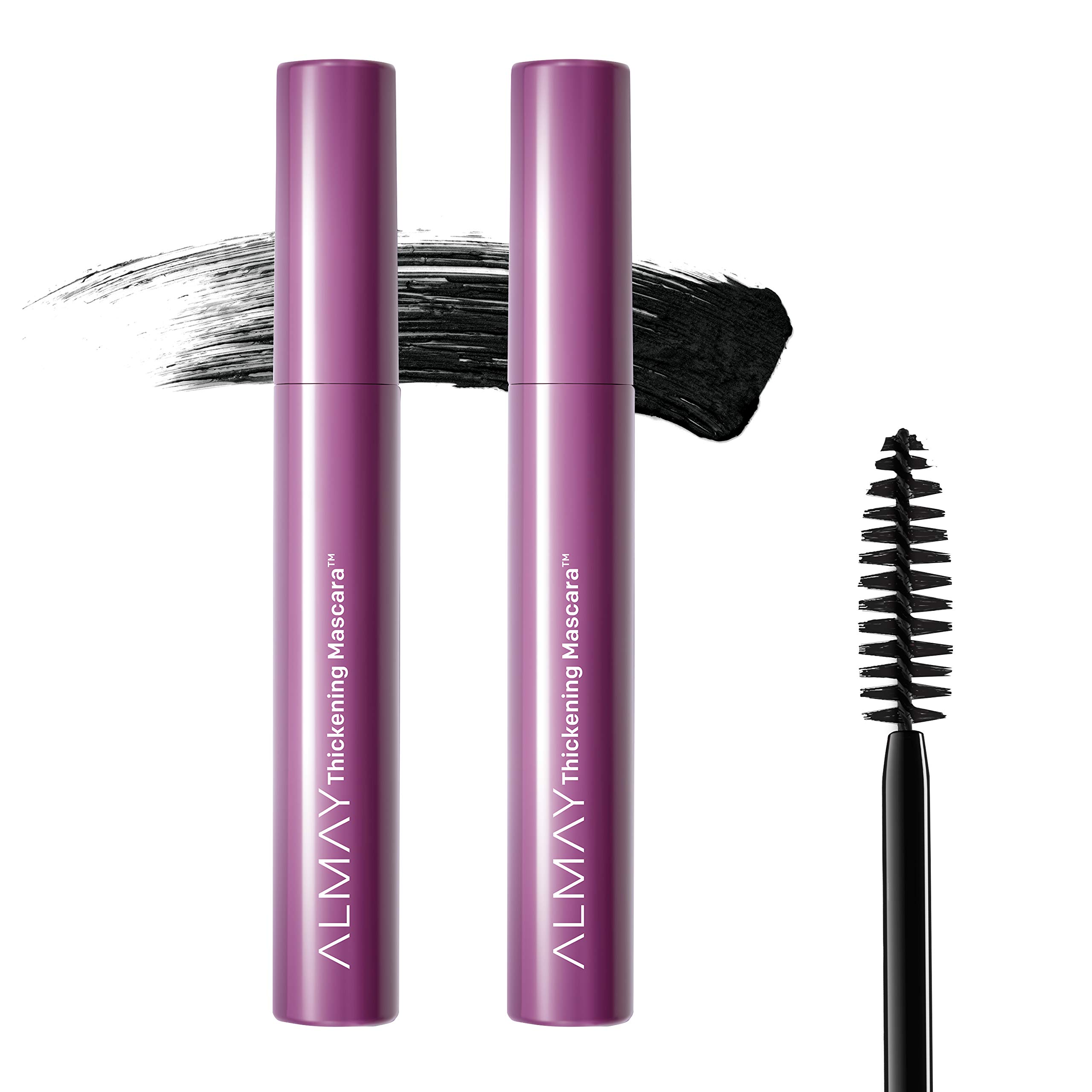 AlmayThickening Mascara, Duo s, Black, 2. 9 Ounce