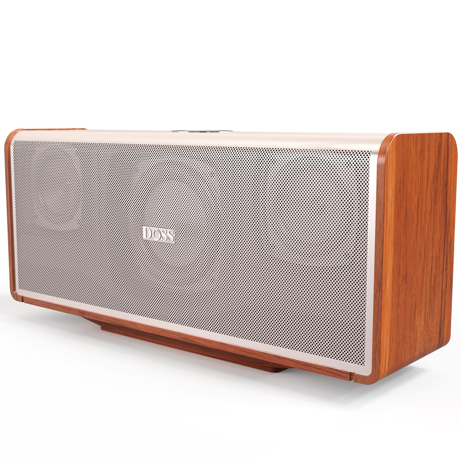 DOSS SoundBox Ultra Bluetooth Speaker with 2.1 Sound Channel Audio, 80W Superior Sound with Deep Bass, Two DSP Technologies, 18H Playtime, Bluetooth 5.3, Wireless Speaker for Home, Office,Bedroom-Gold