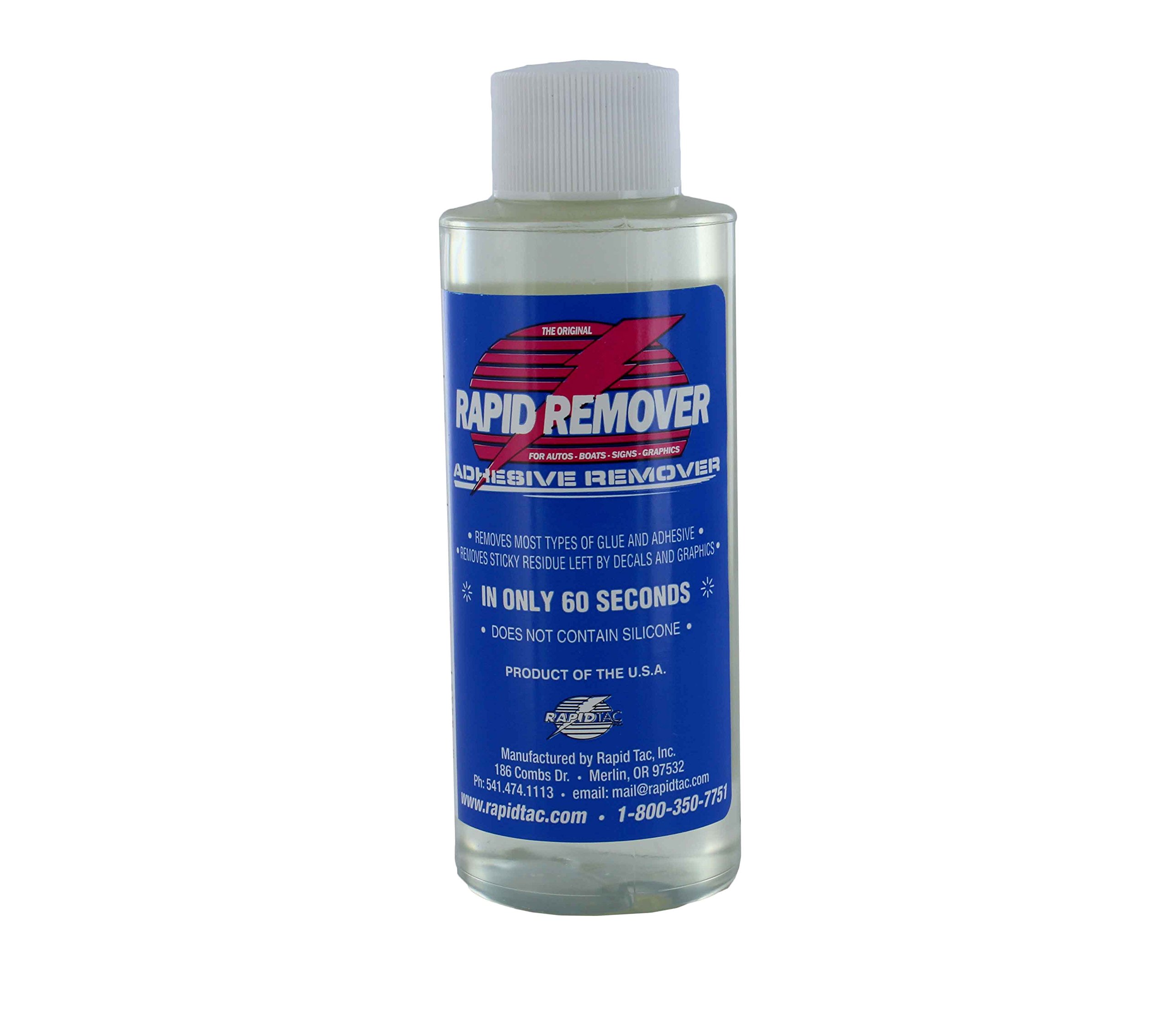 RapidTac Rapid Remover Adhesive Remover for Vinyl Wraps Graphics Decals Stripes 4oz Sprayer