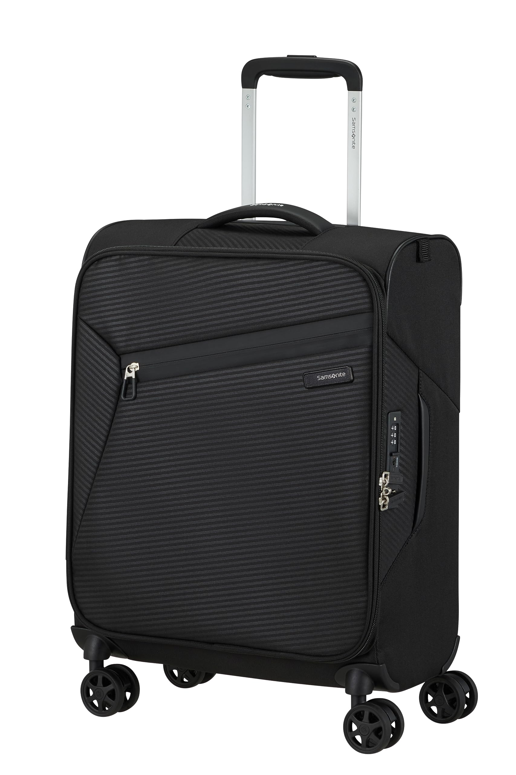 Samsonite Litebeam Litebeam Cabin Luggage, Black, S (55 cm - 20 L), Spinner