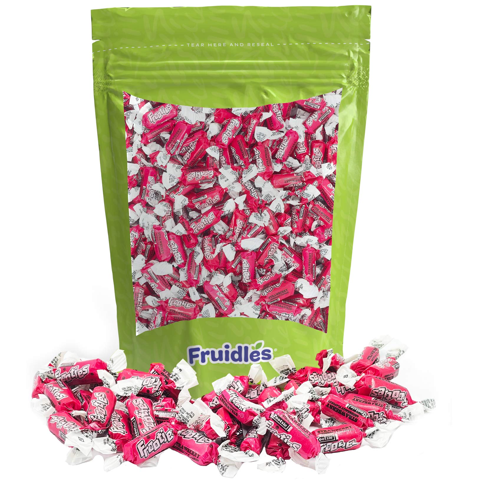 FruidlesTootsie Roll Original Strawberry Twist Midgees, Peanut-Free, Gluten-Free, Kosher Certified, Individually Wrapped, 70 Count (Half-Pound)