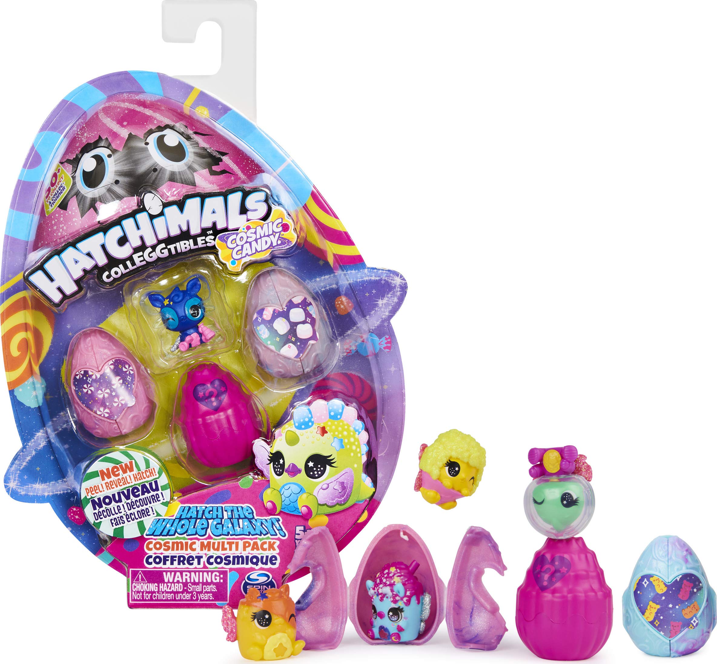 HATCHIMALS CollEGGtibles, Cosmic Candy Multipack with 4, for Kids Aged 5 and up (Styles May Vary)