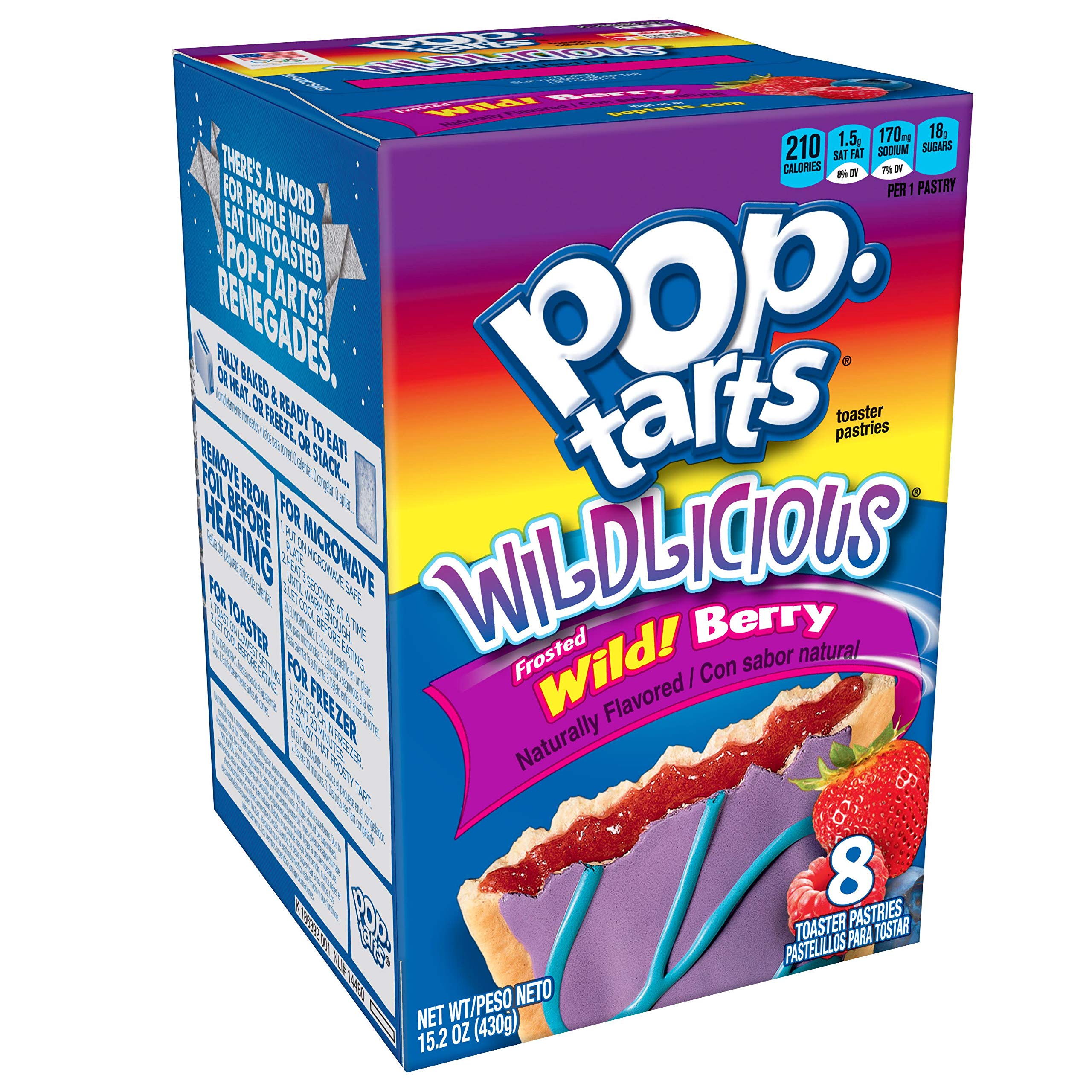 Kellogg's Frosted Pop Tarts Wild Berry, 430 Grams