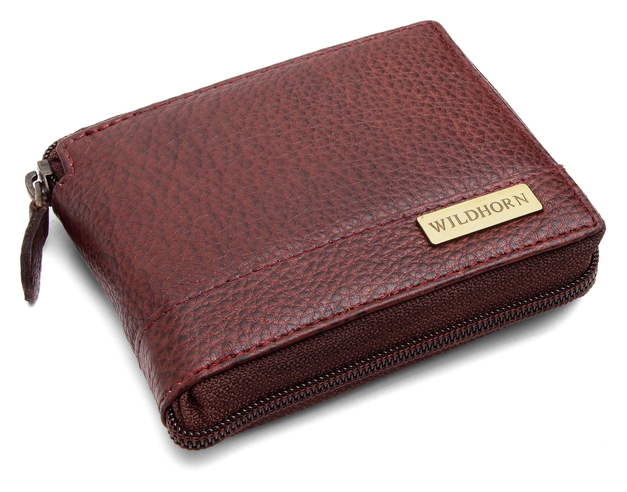 WildHornRFID Protected Genuine Leather Wallet for Men's