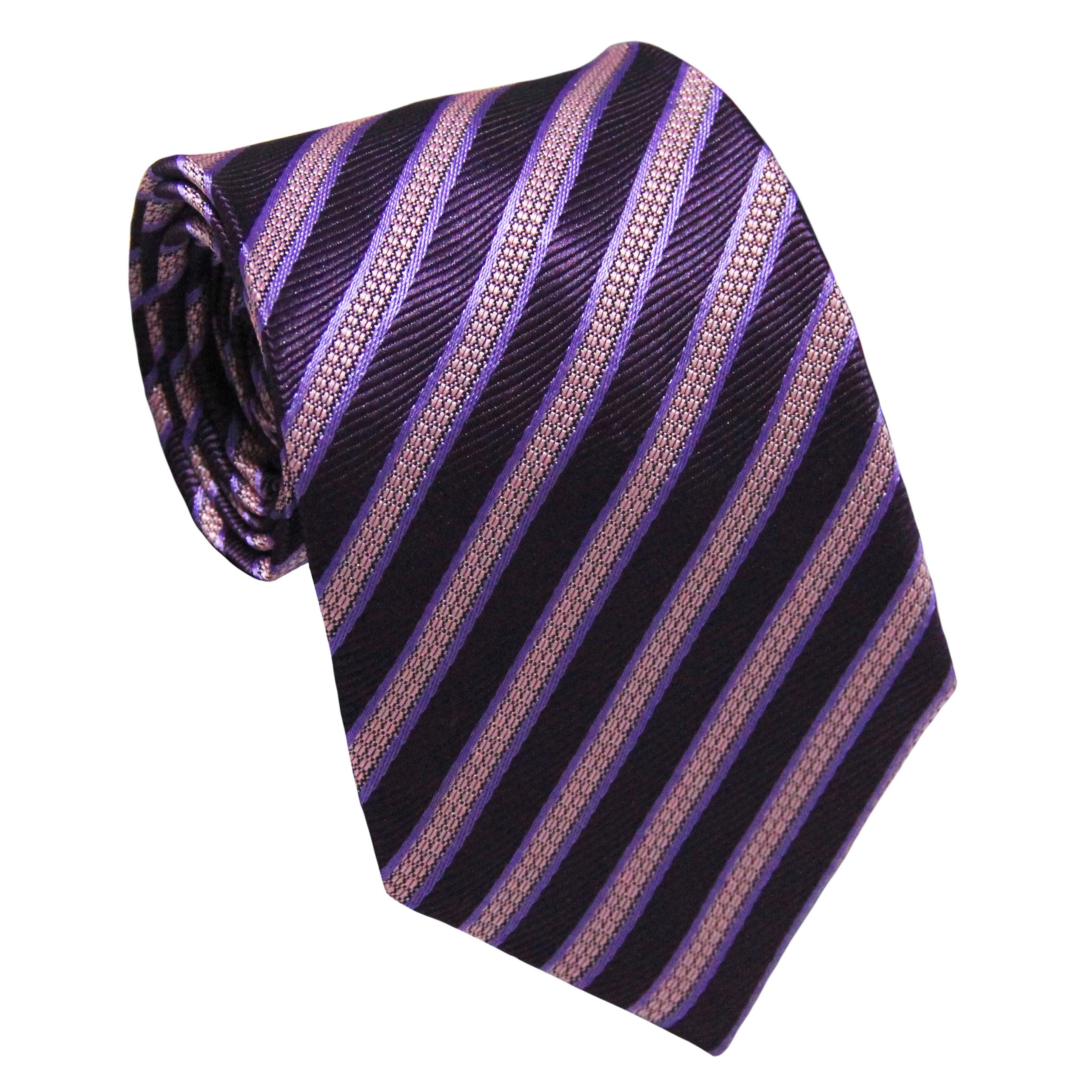 Mens Necktie Classic Stripe Necktie