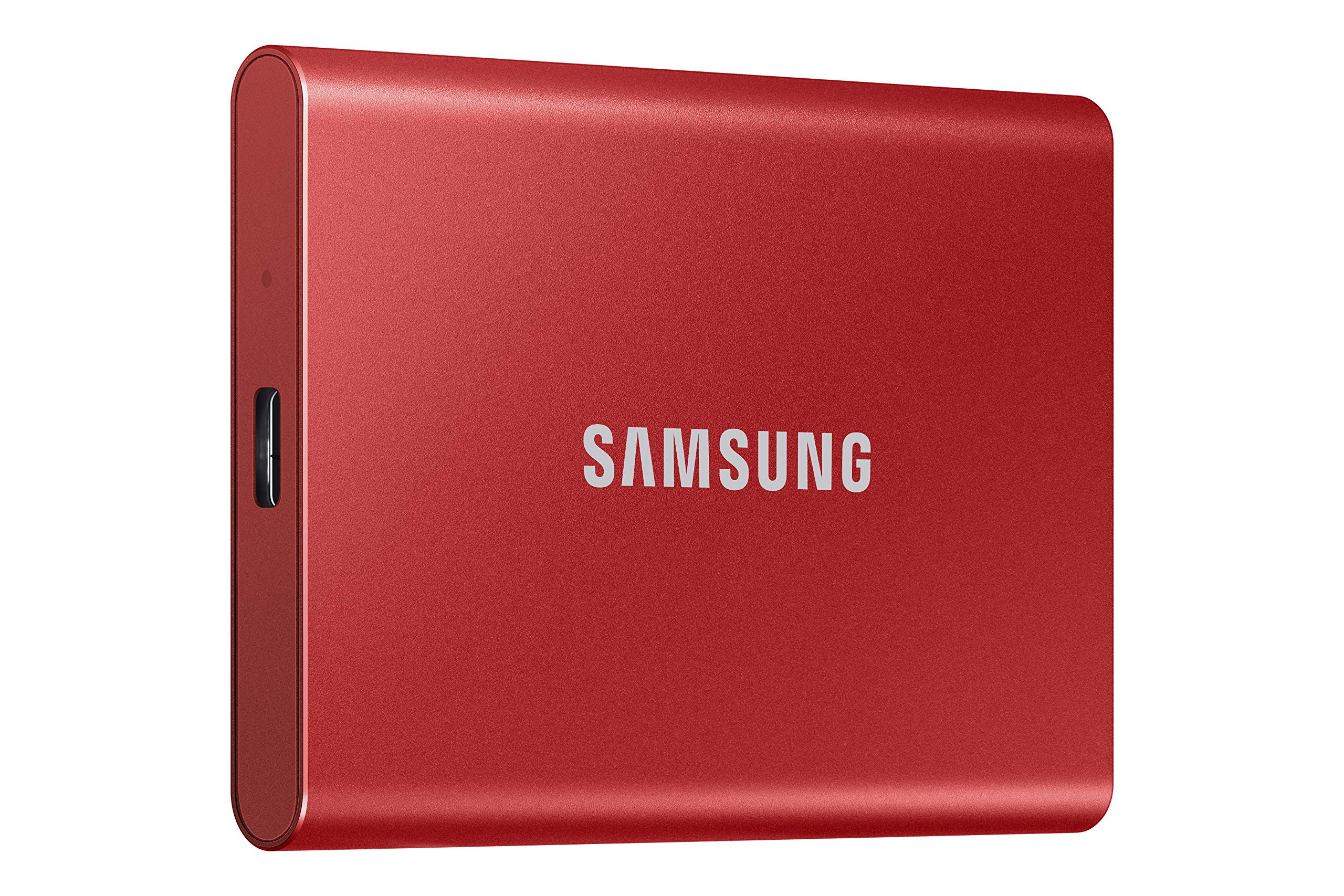 SAMSUNG T7 Portable SSD, 1TB External Solid State Drive, Speeds Up to 1,050MB/s, USB 3.2 Gen 2, Reliable Storage for Gaming, Students, Professionals, MU-PC1T0R/AM, Red