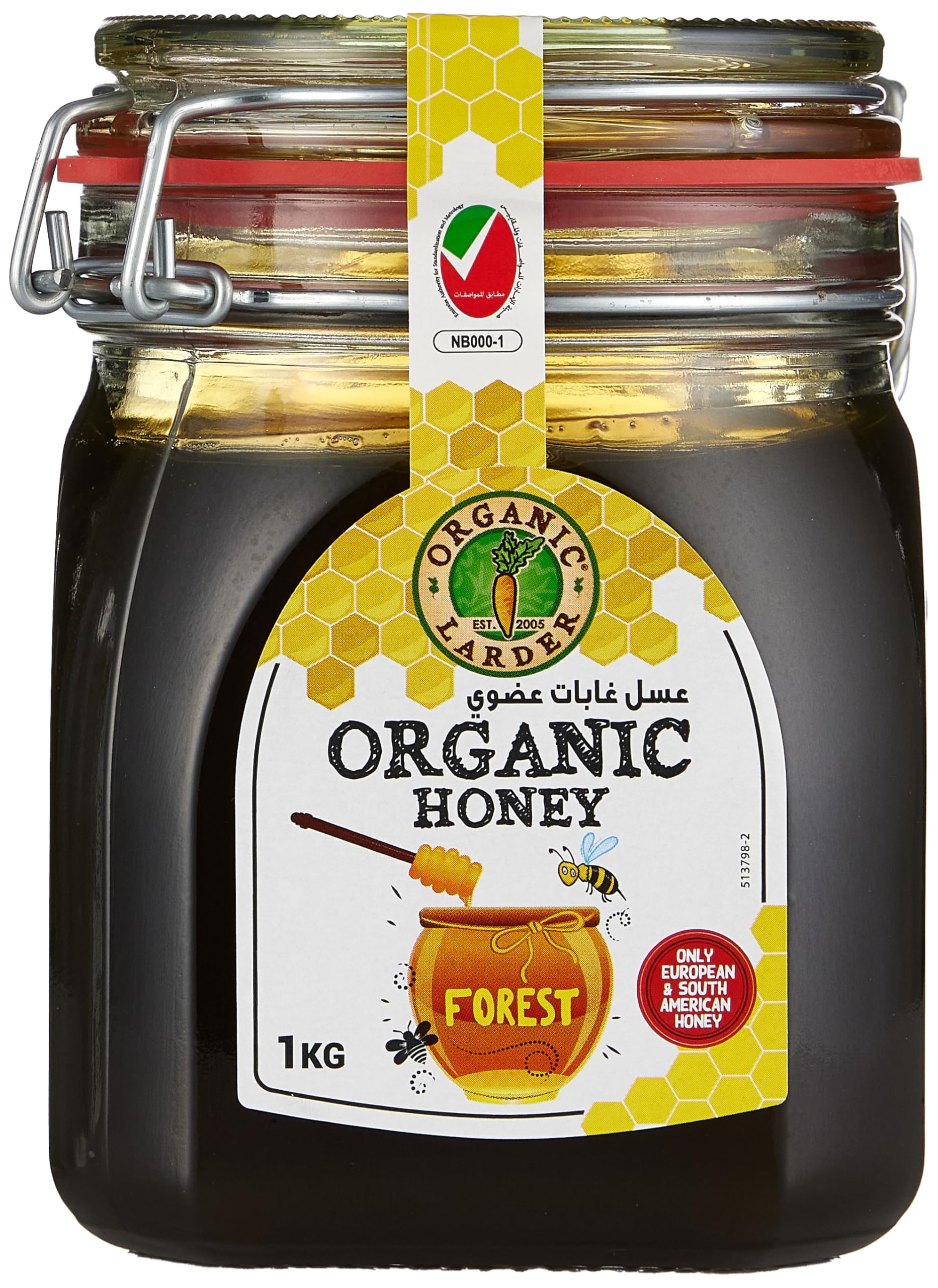 Organic LarderORGANIC HONEY FOREST 1KG