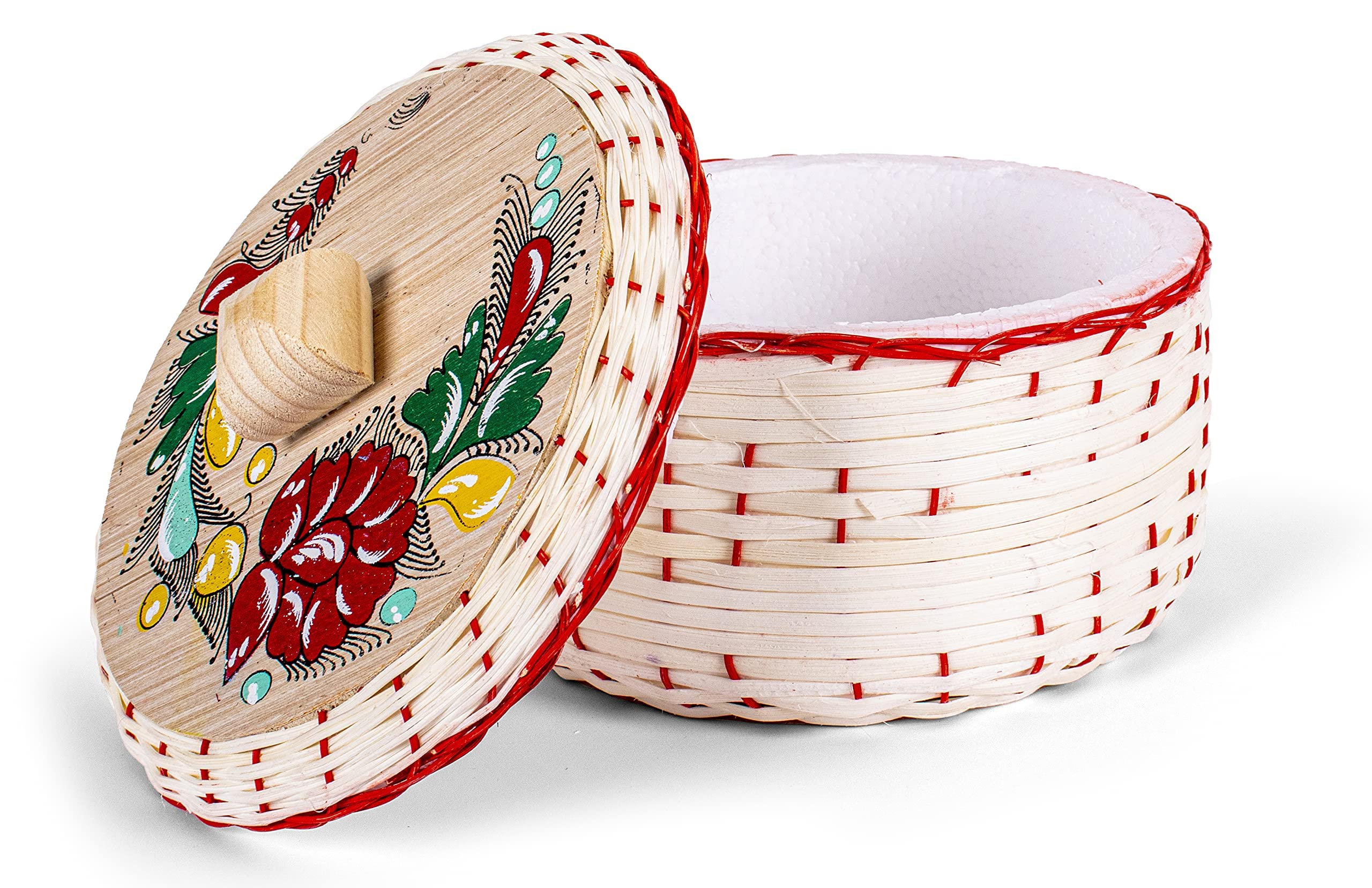 Genuine Mexican Handwoven Tortillero with added Styrofoam Insulation, Fiesta Mexican Tortilla Warmer, Tortilla Holder, Tortilla Keeper,Tortilleros Mexicanos Para Fiesta (Assorted)