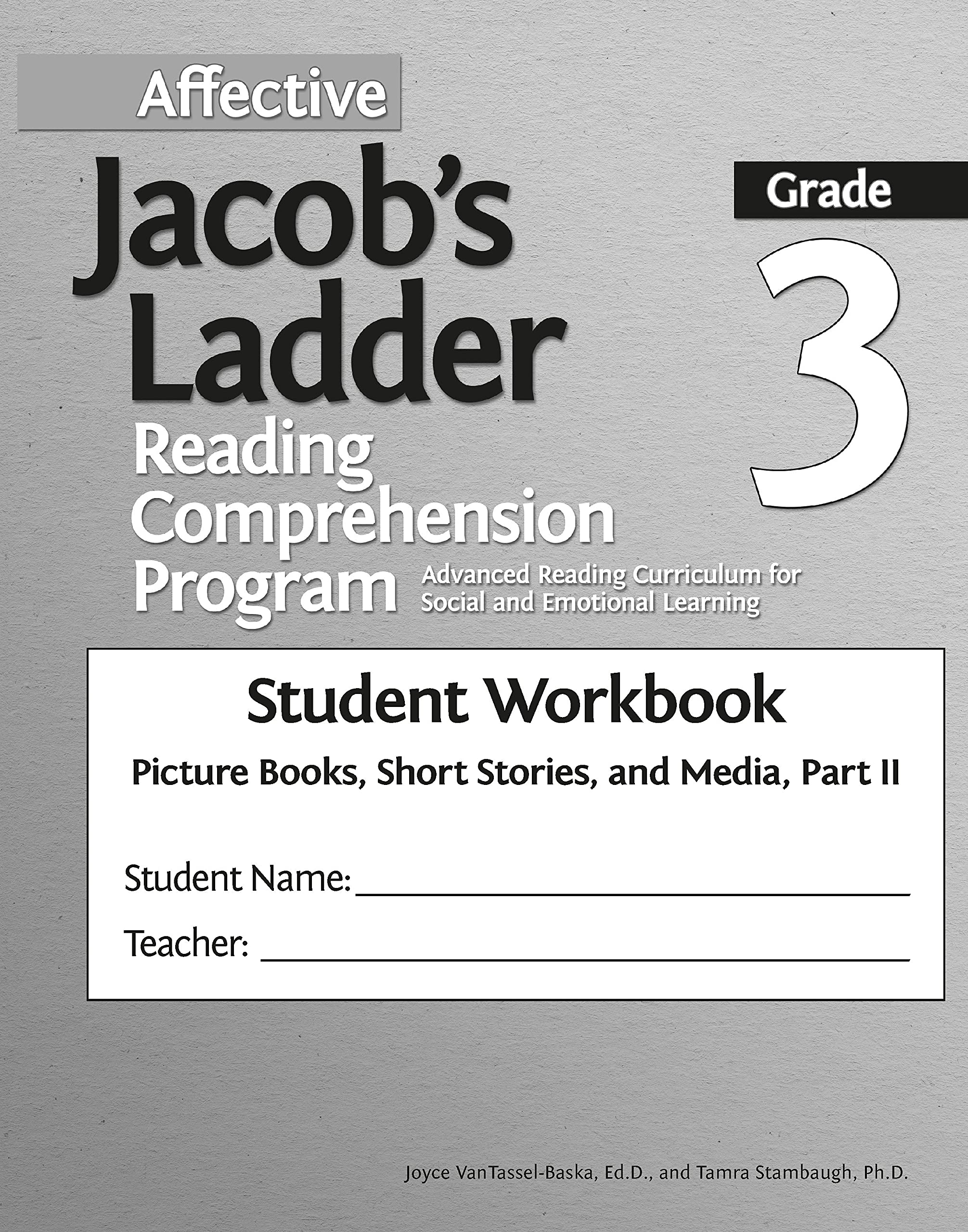 Affective Jacob's Ladder Reading Comprehension Program: Grade 3, Student Workbooks, Picture Books, Short Stories, and Media, Part II (Set of 5)