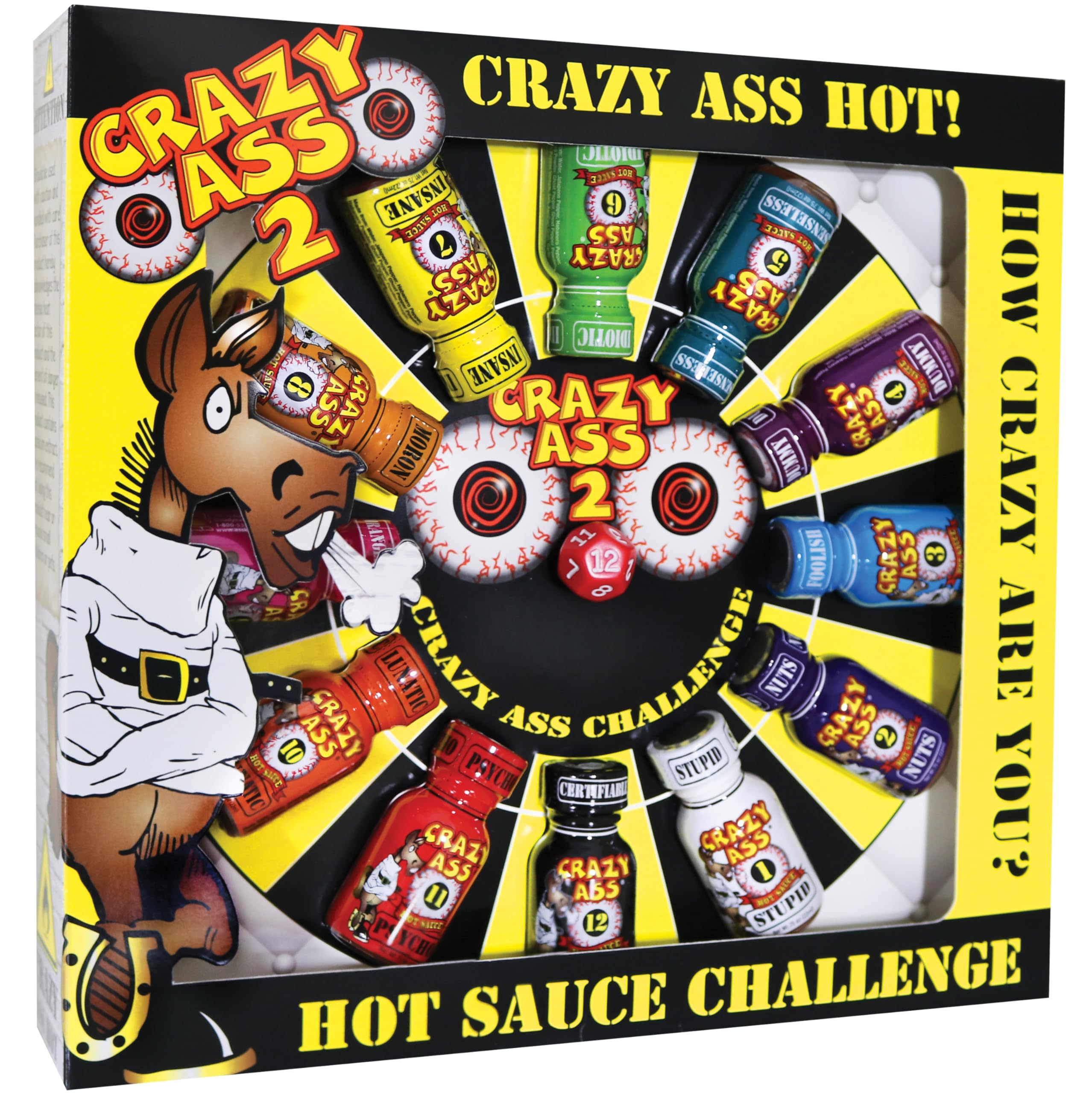 Crazy Hot Sauce Gift Set - Gourmet Challenge Dice Game - Prefect Premium Gourmet Gifts for Men