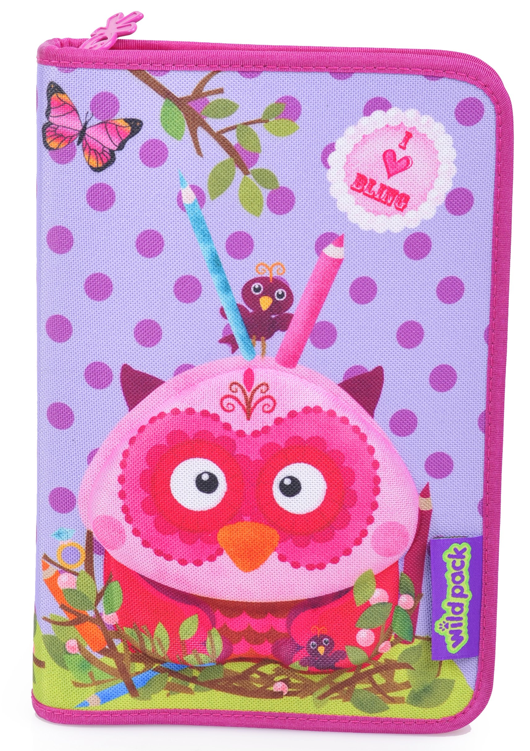 okiedogwildpack 80141 Arts & Crafts Pencil case OWL in 3D-Design