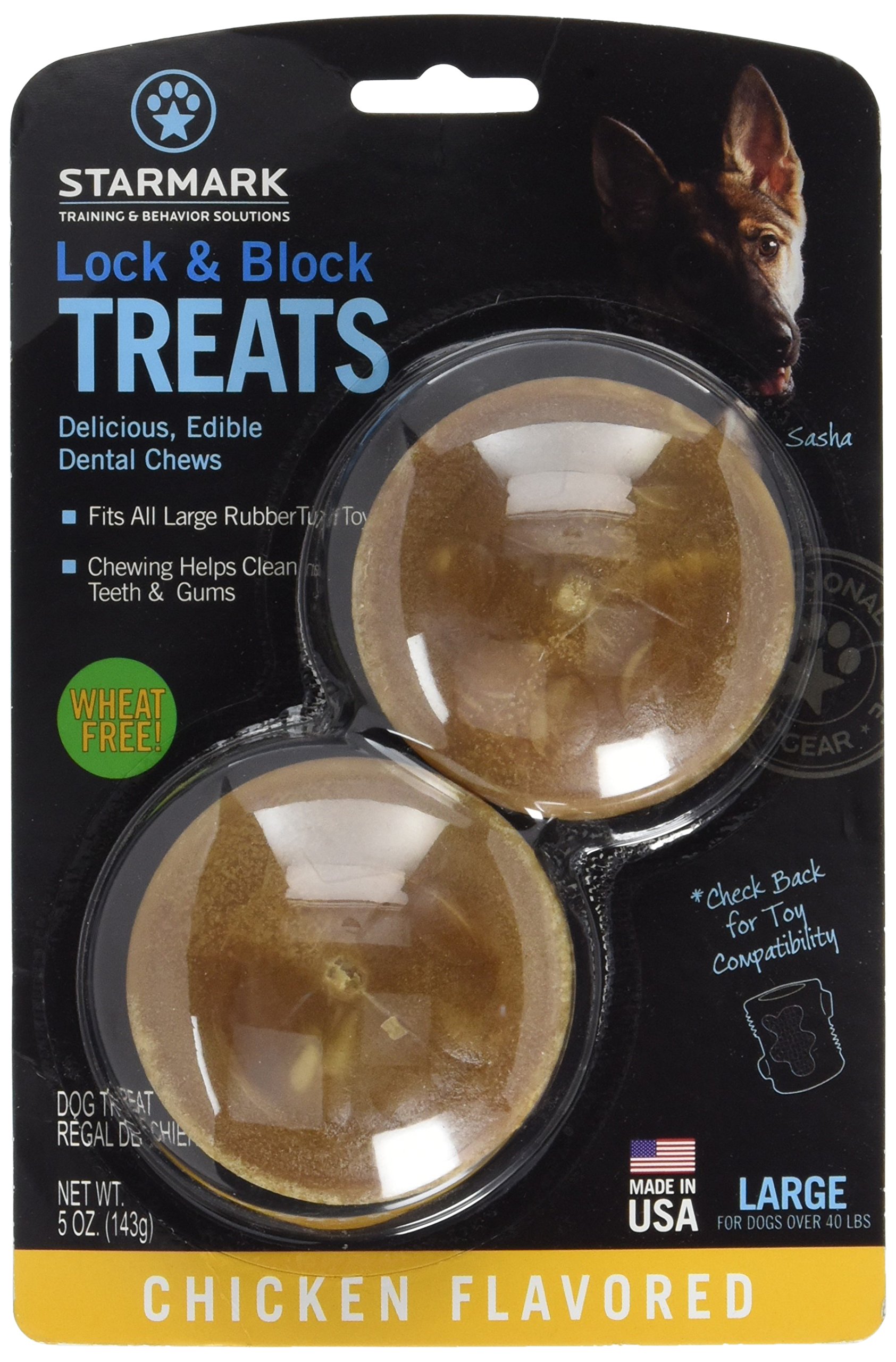 StarmarkLock & Block Chicken Dog Treat Large