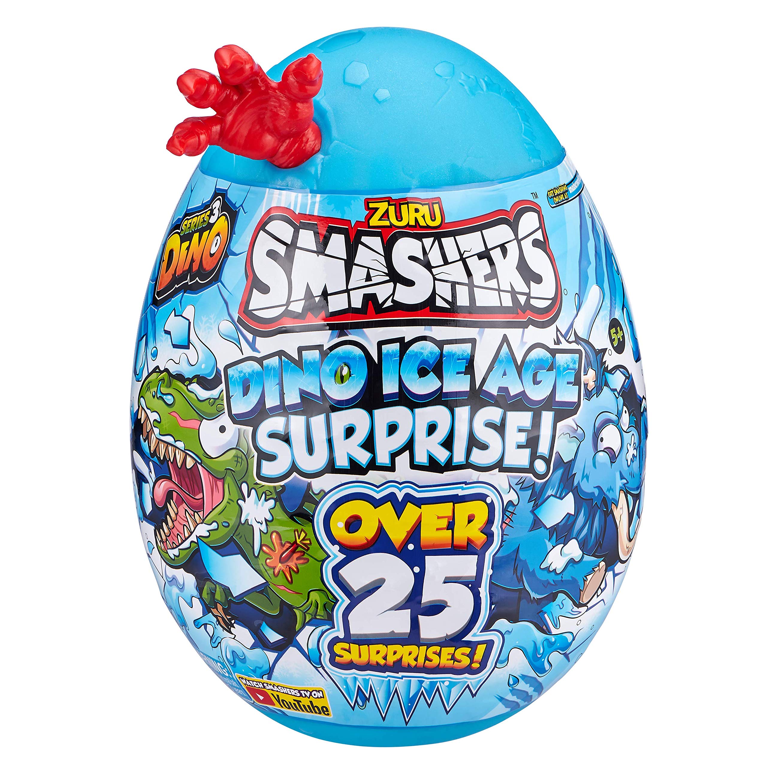 ZURU SMASHERS - Dino-Thaw - Dino Ice Surprise Large Egg Series 4 - Mammoth