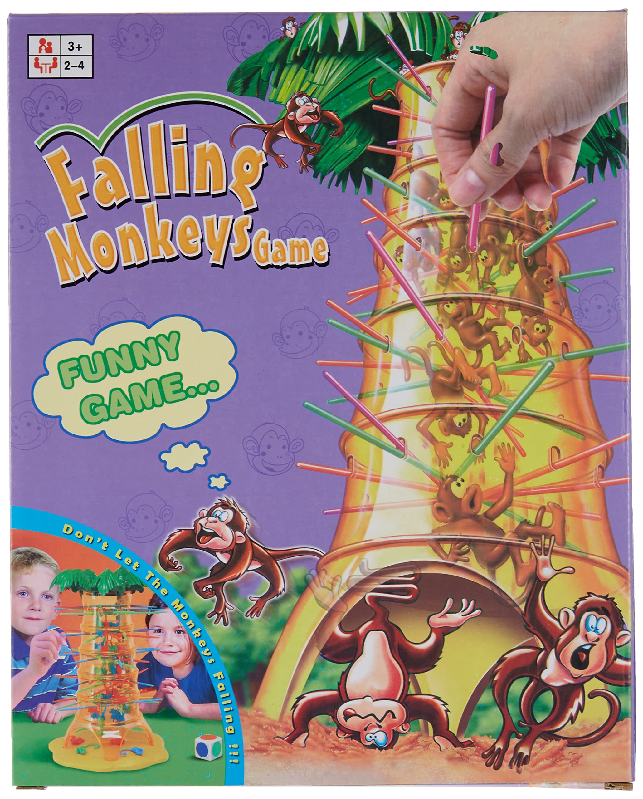 Falling Tumbling Monkey Climbing Kids Board Game Family Toy, Sder53