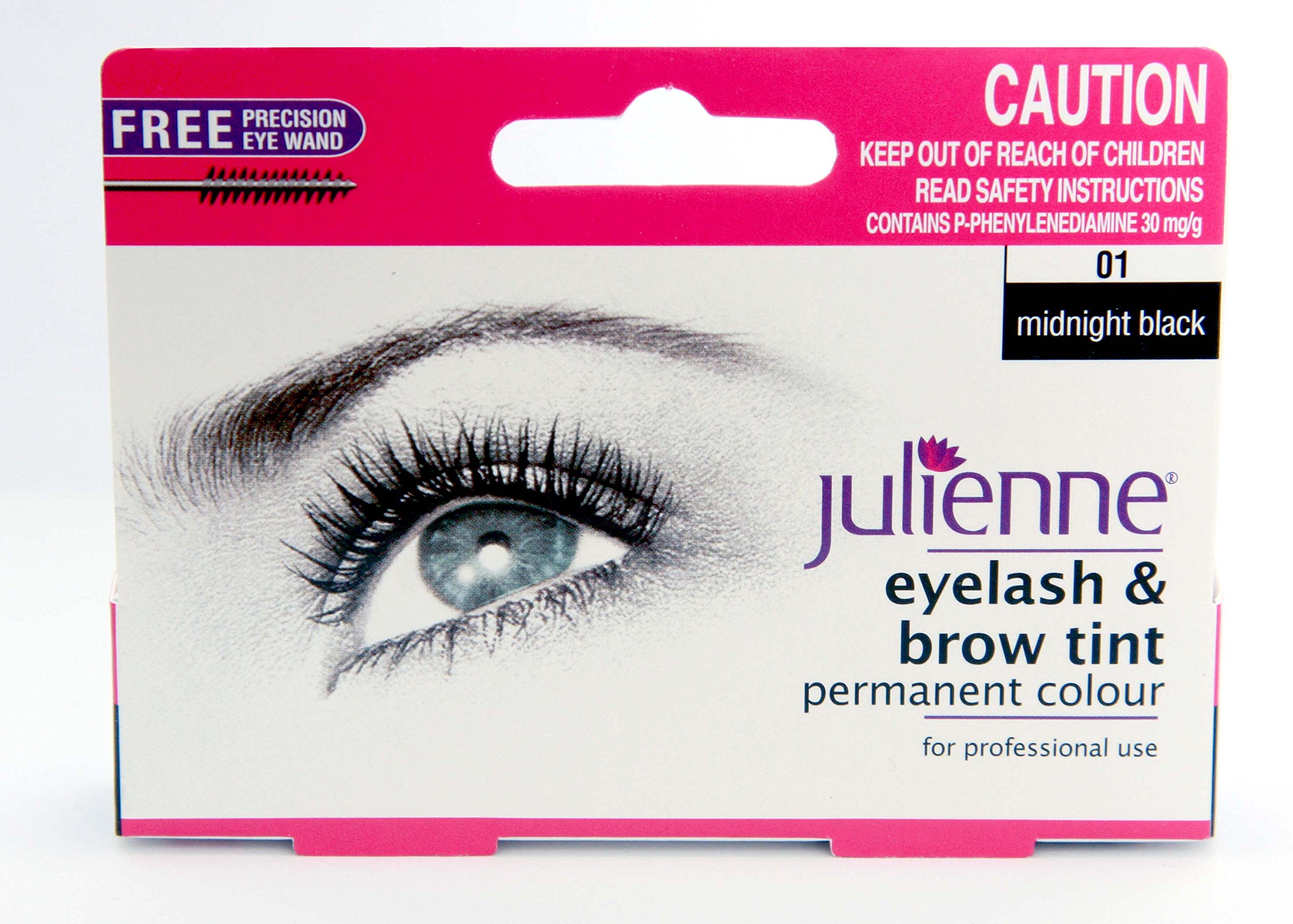 Julienne Midnight Black eyelash & brow tint 15ml - JUL100